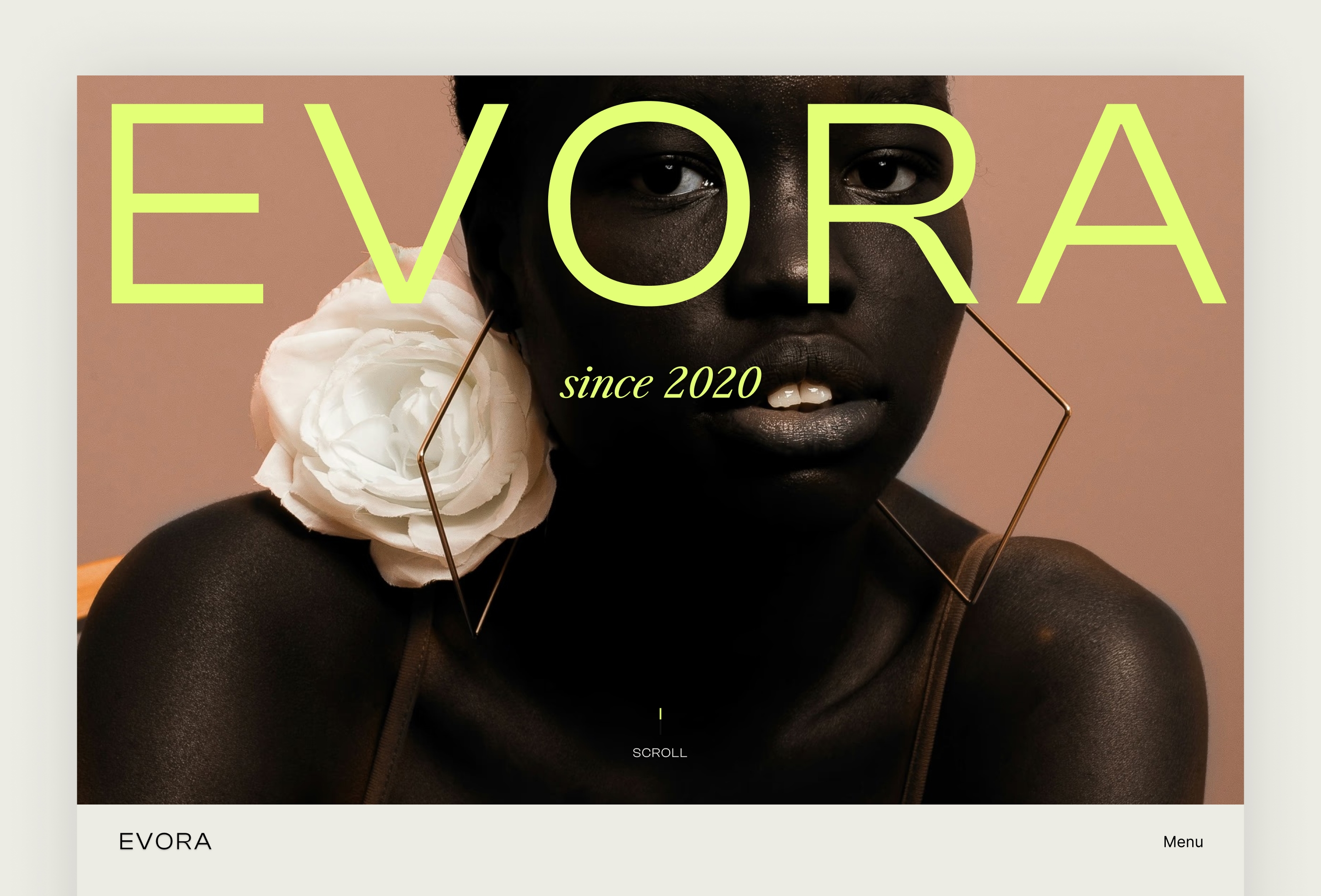 EVORA Framer template preview 2