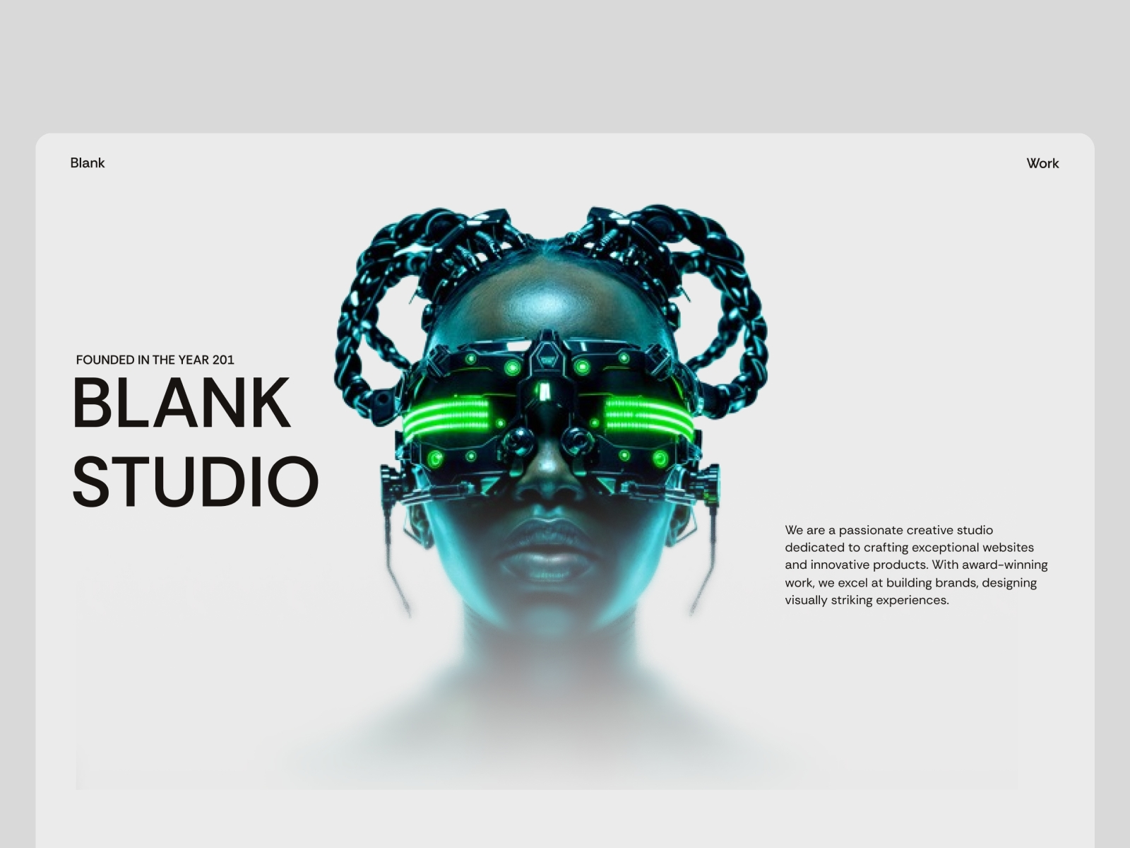 BlankStudio Framer template preview 2