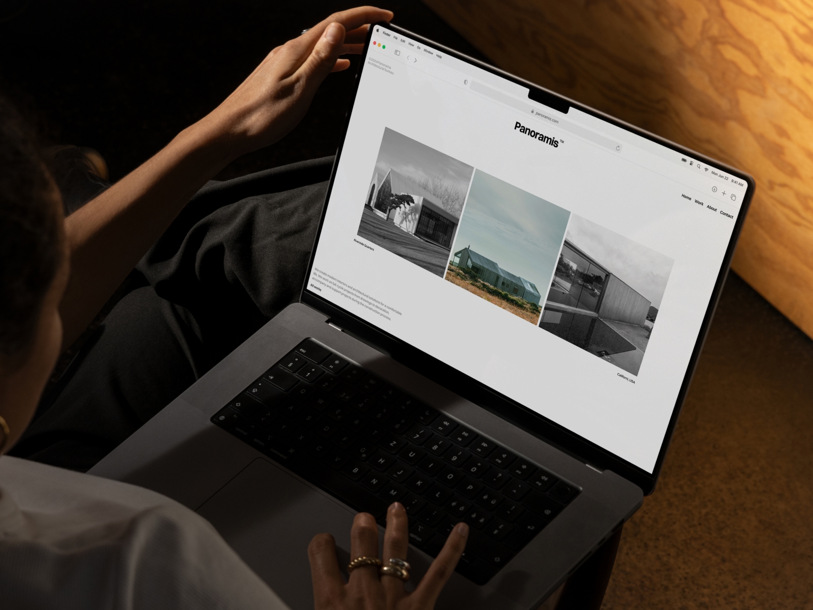 Panoramis Framer template preview 1