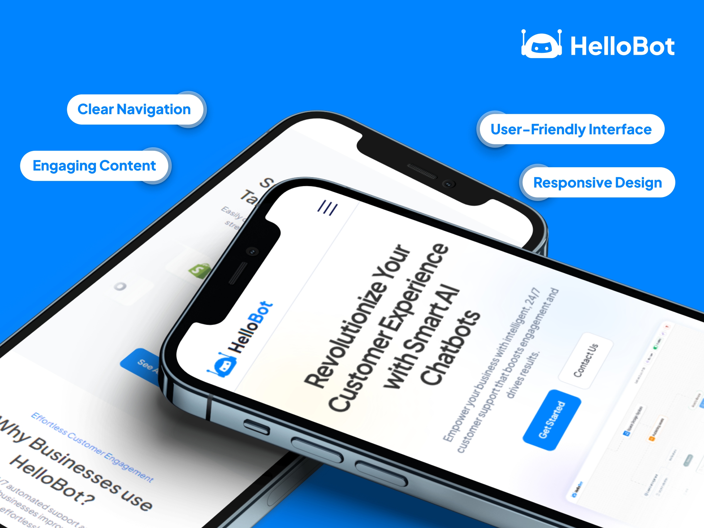 HelloBot Framer template preview 2