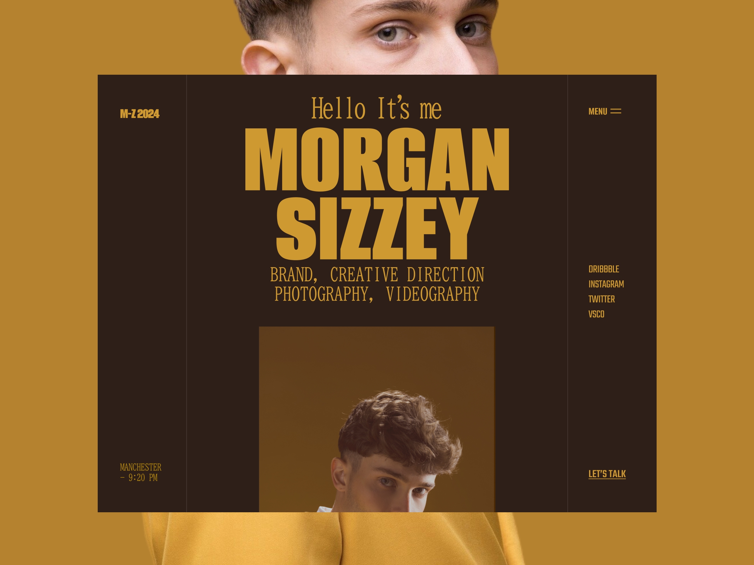 Sizzey Framer template preview 1