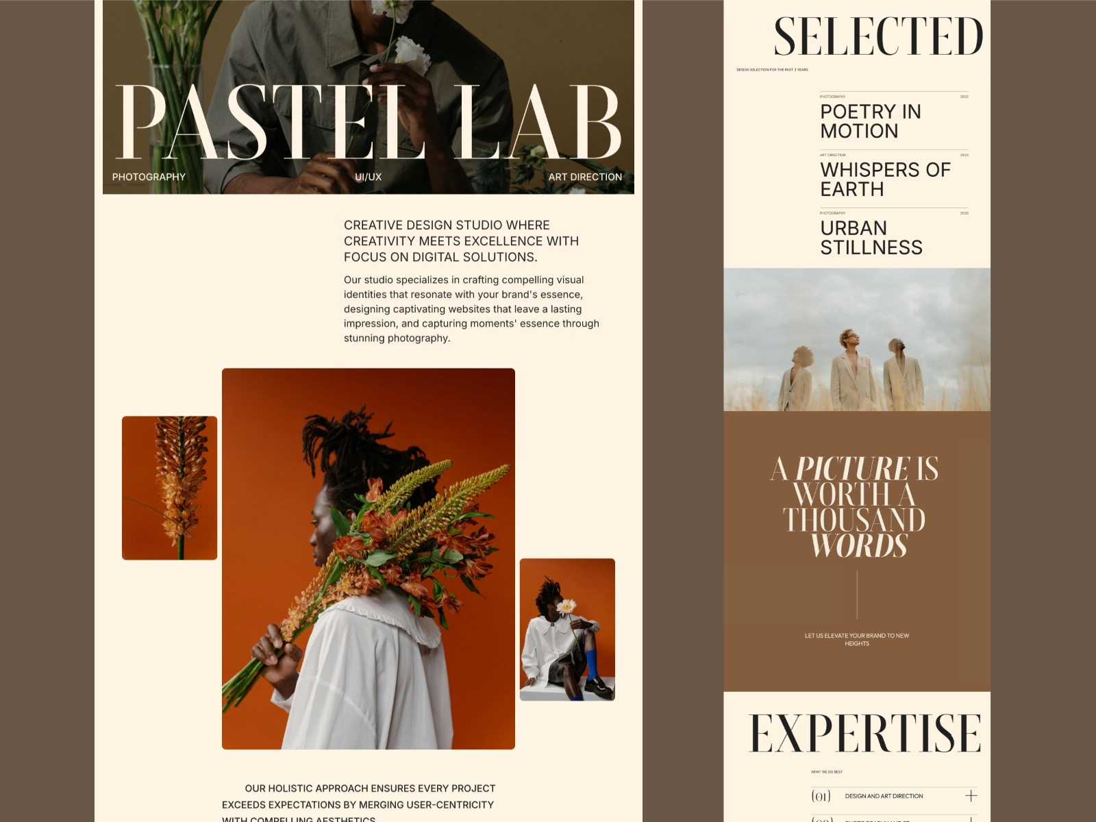 Pastel Lab Framer template preview 3