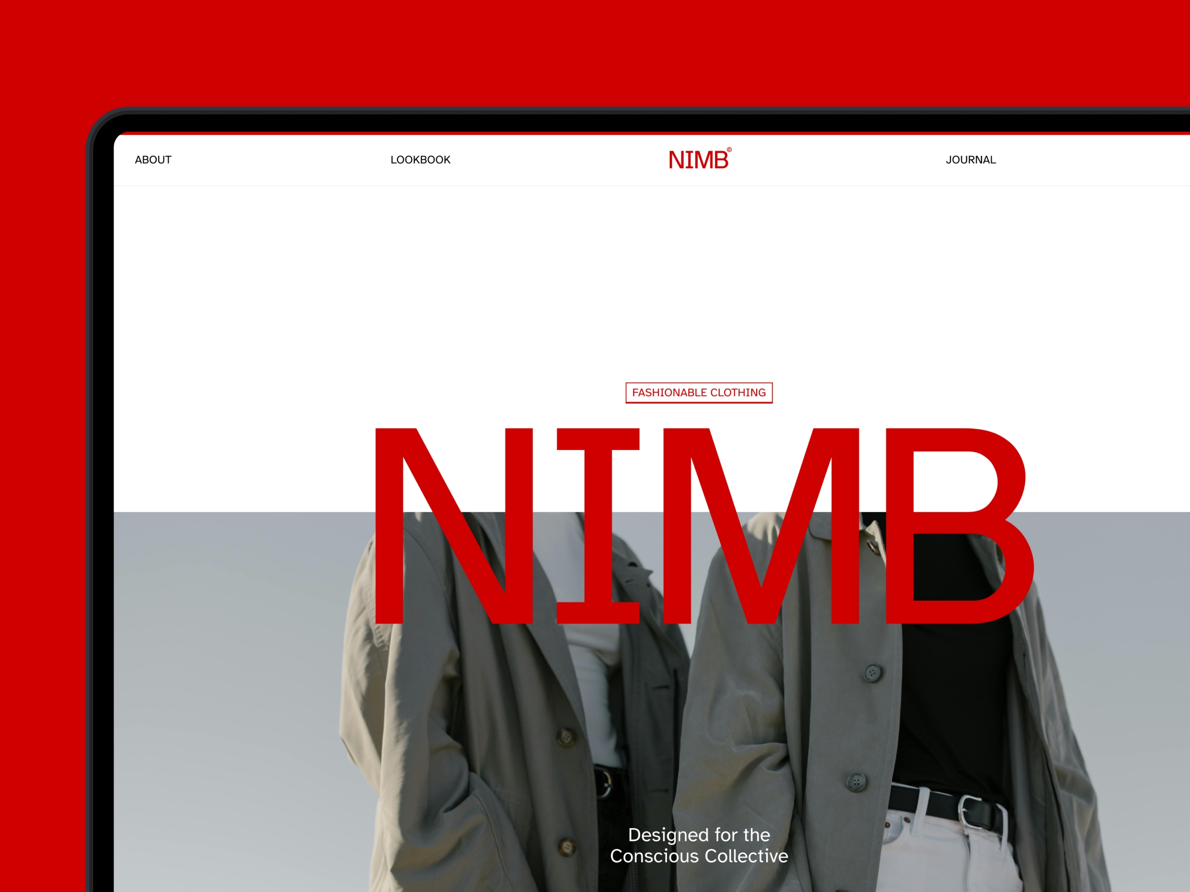 NIMB Framer template preview 1