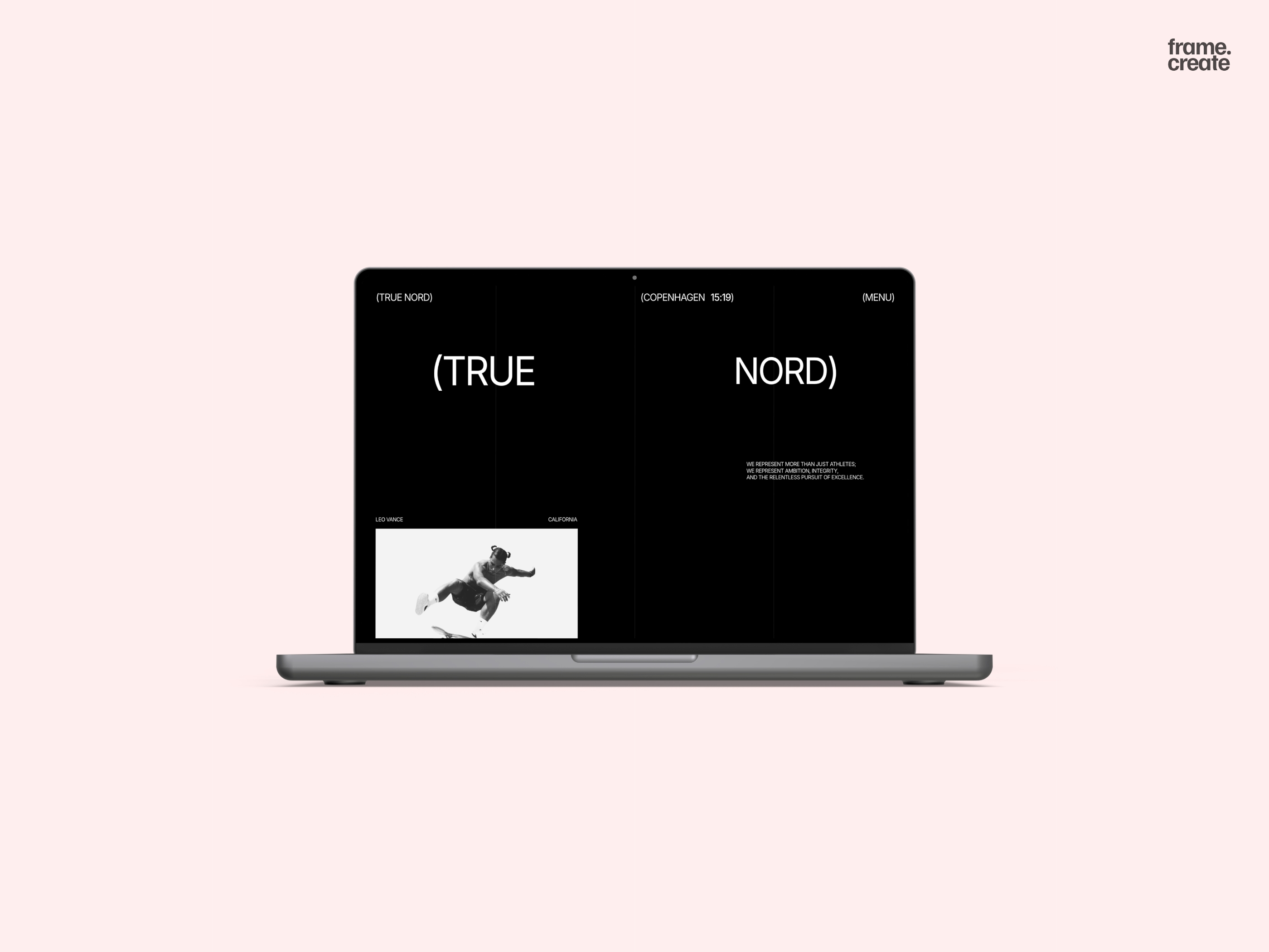 True Nord Framer template preview 1