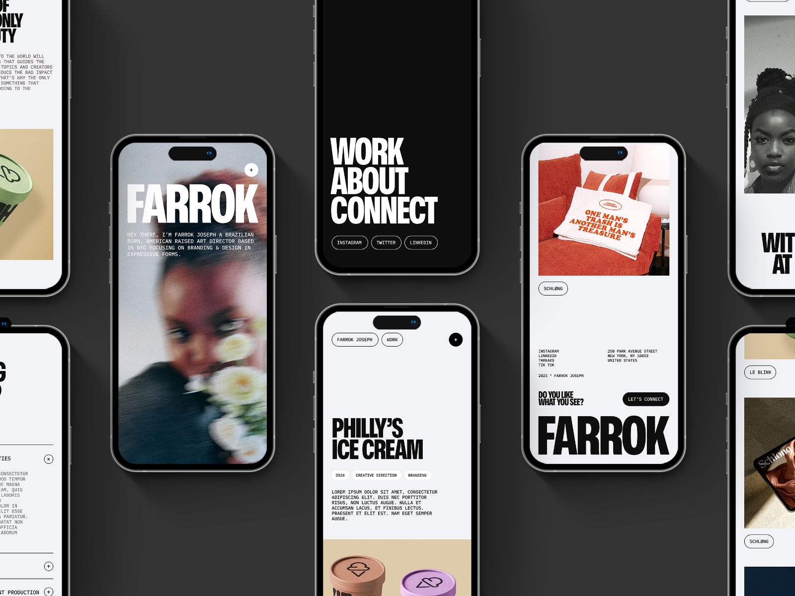 Farrok Framer template preview 3