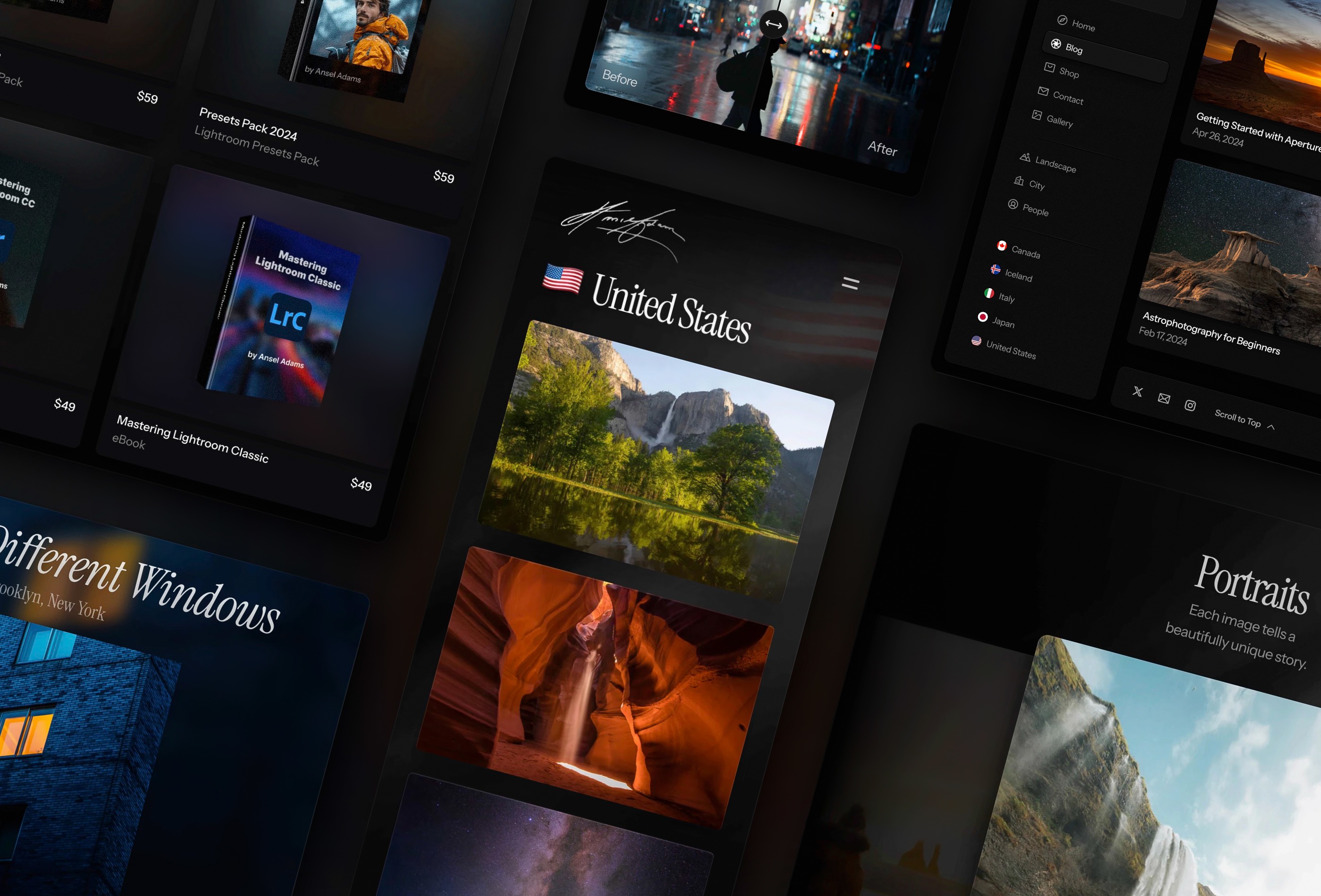 Lighthouse Framer template preview 2