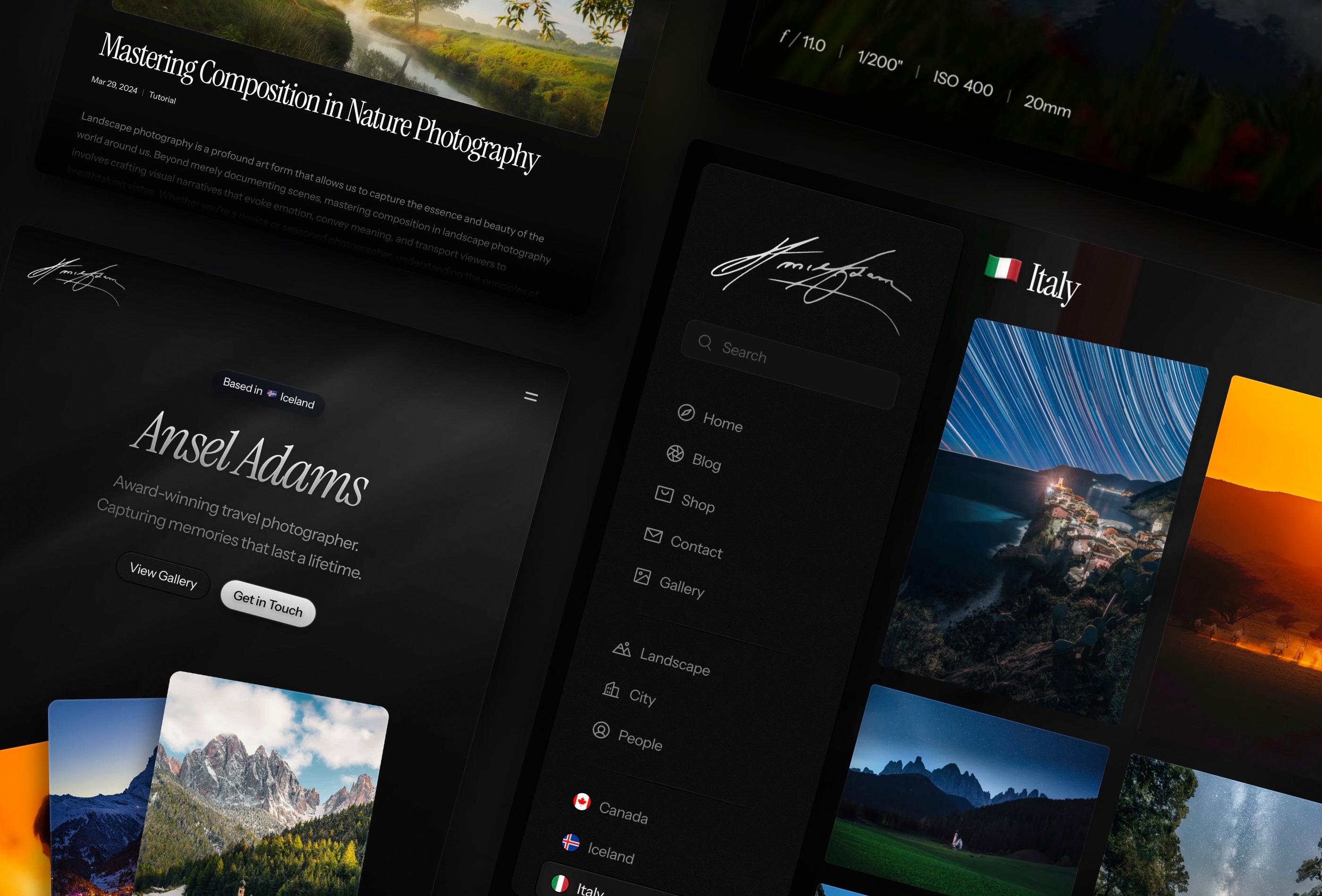 Lighthouse Framer template preview 4