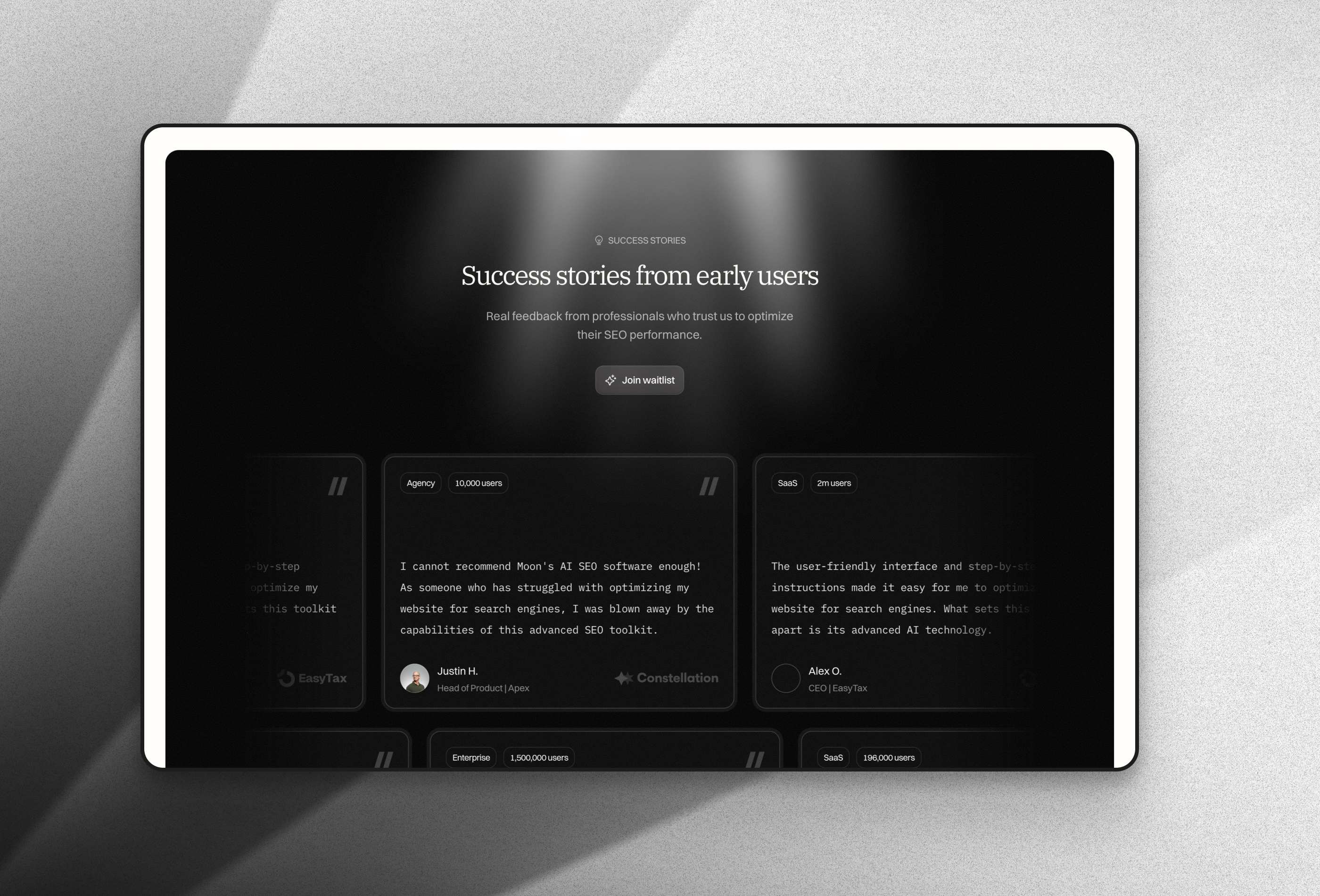 Eau Framer template preview 3