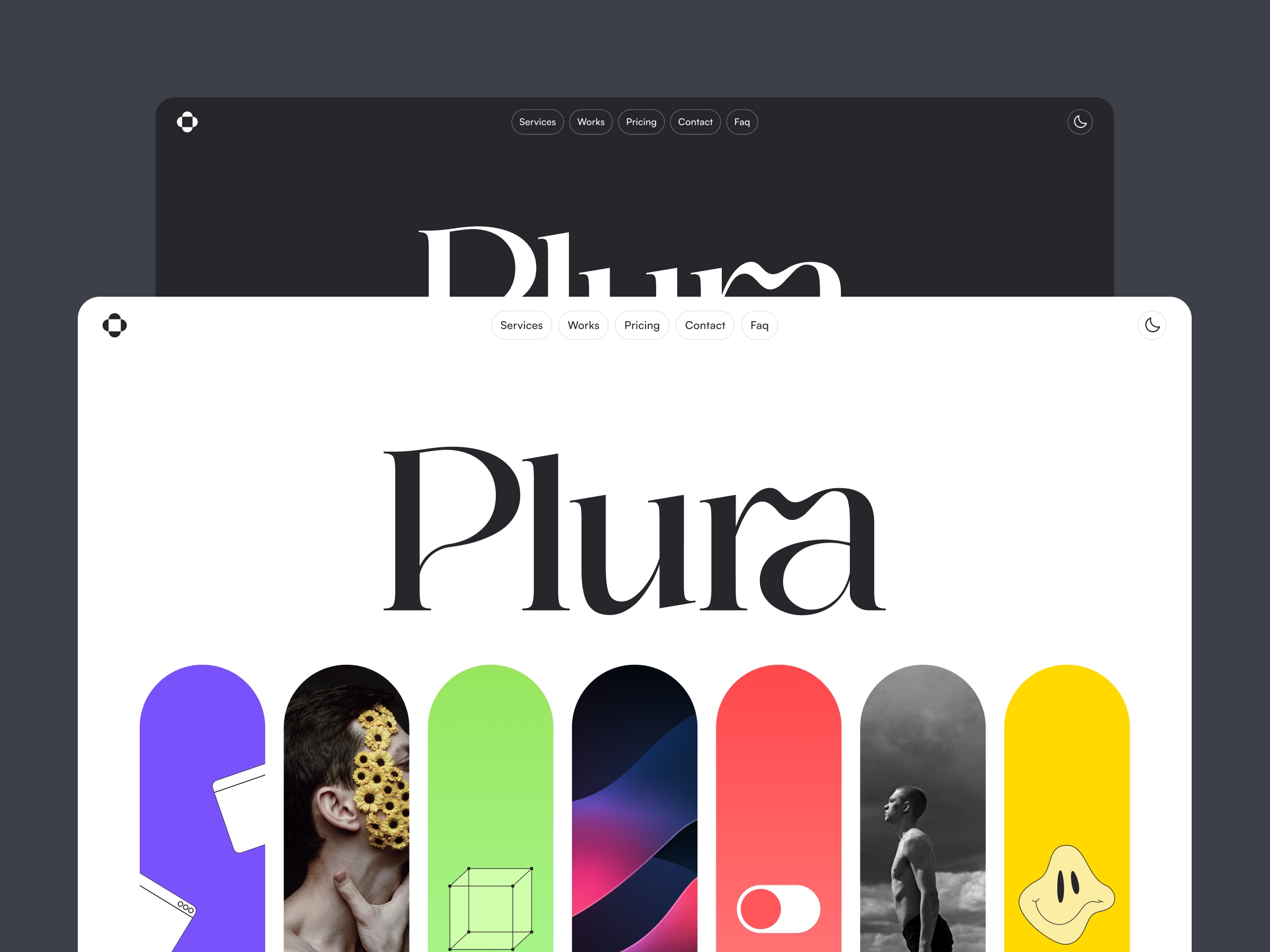 Plura Framer template preview 1