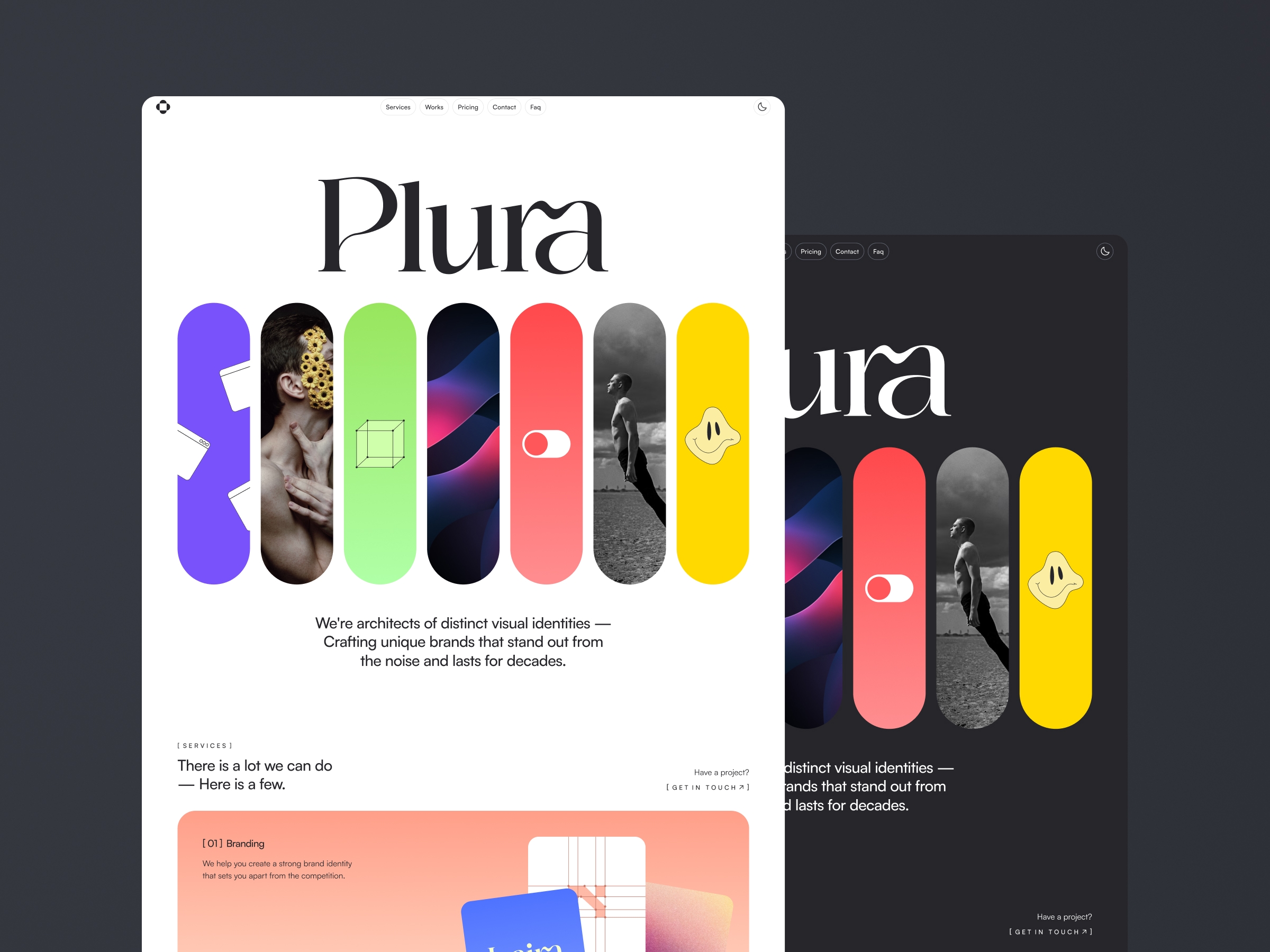 Plura Framer template preview 4