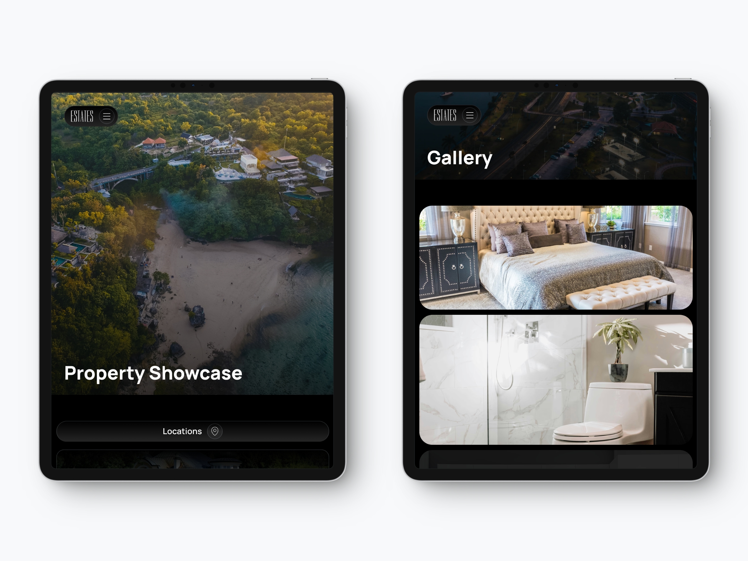 Estates Framer template preview 3