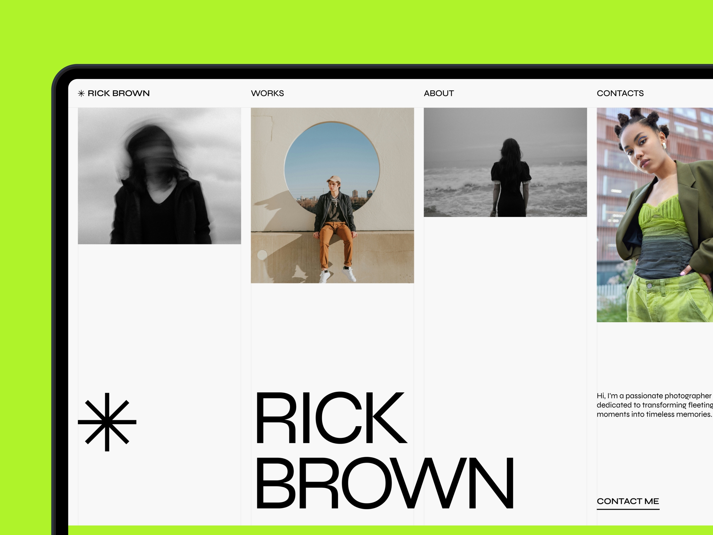 Rick Brown Framer template preview 1