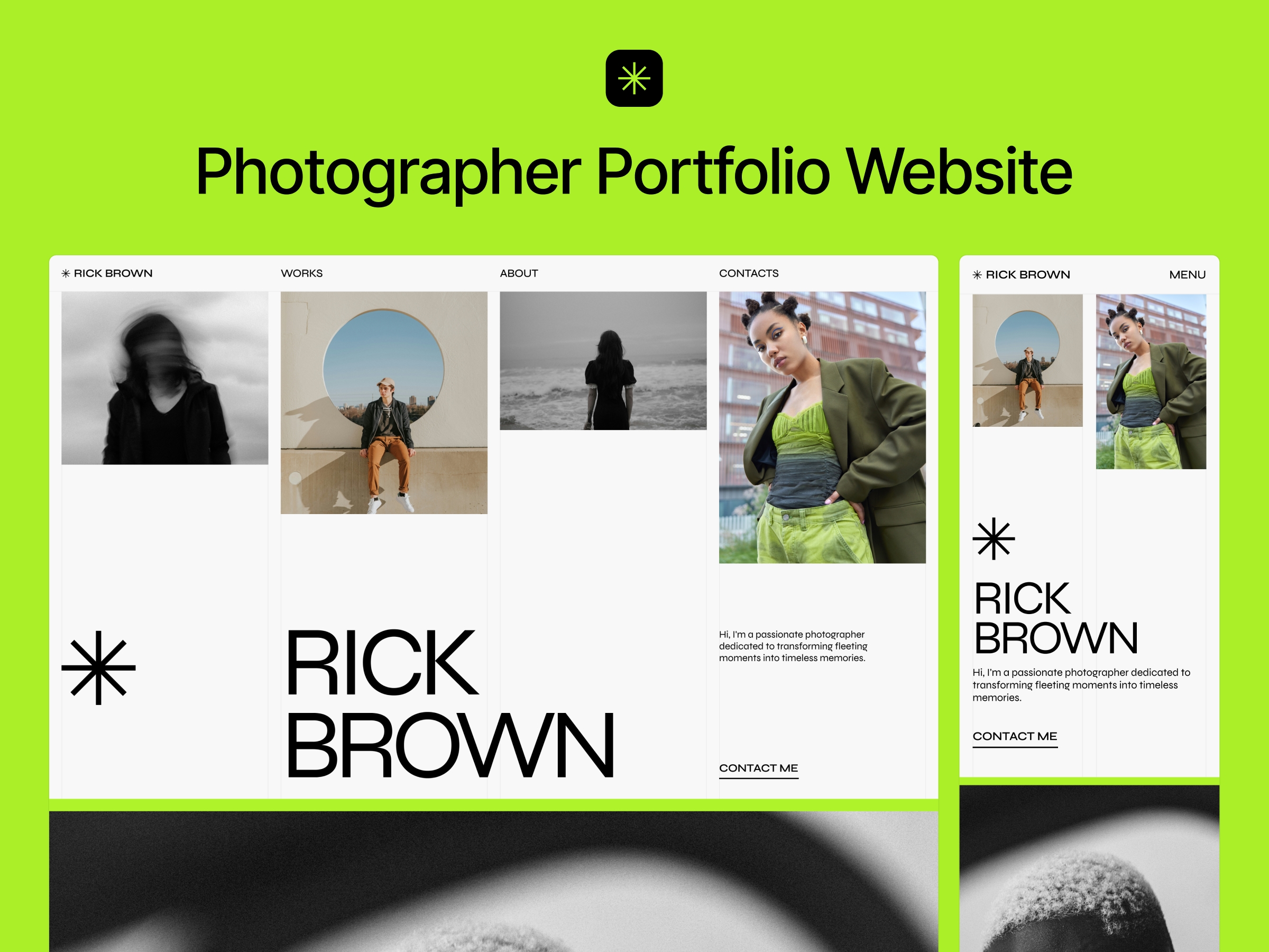 Rick Brown Framer template preview 2