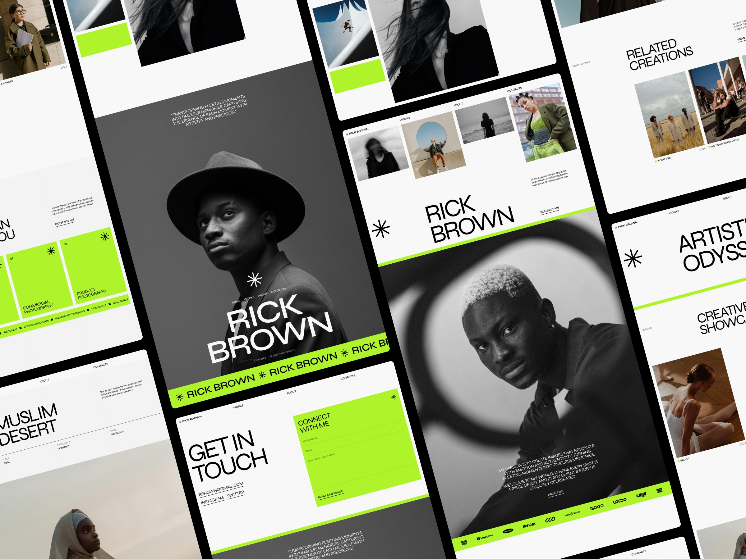 Rick Brown Framer template preview 3