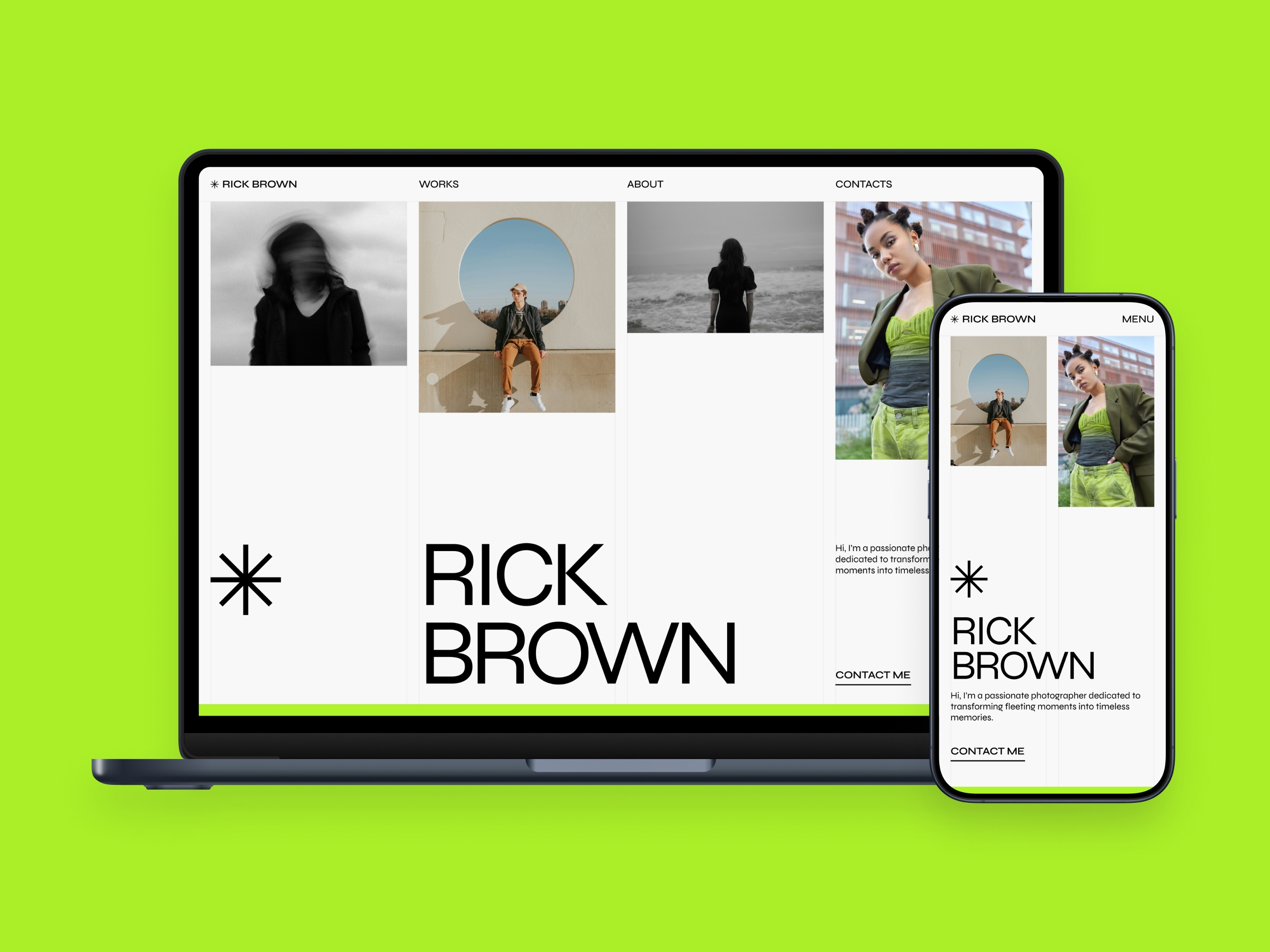 Rick Brown Framer template preview 4