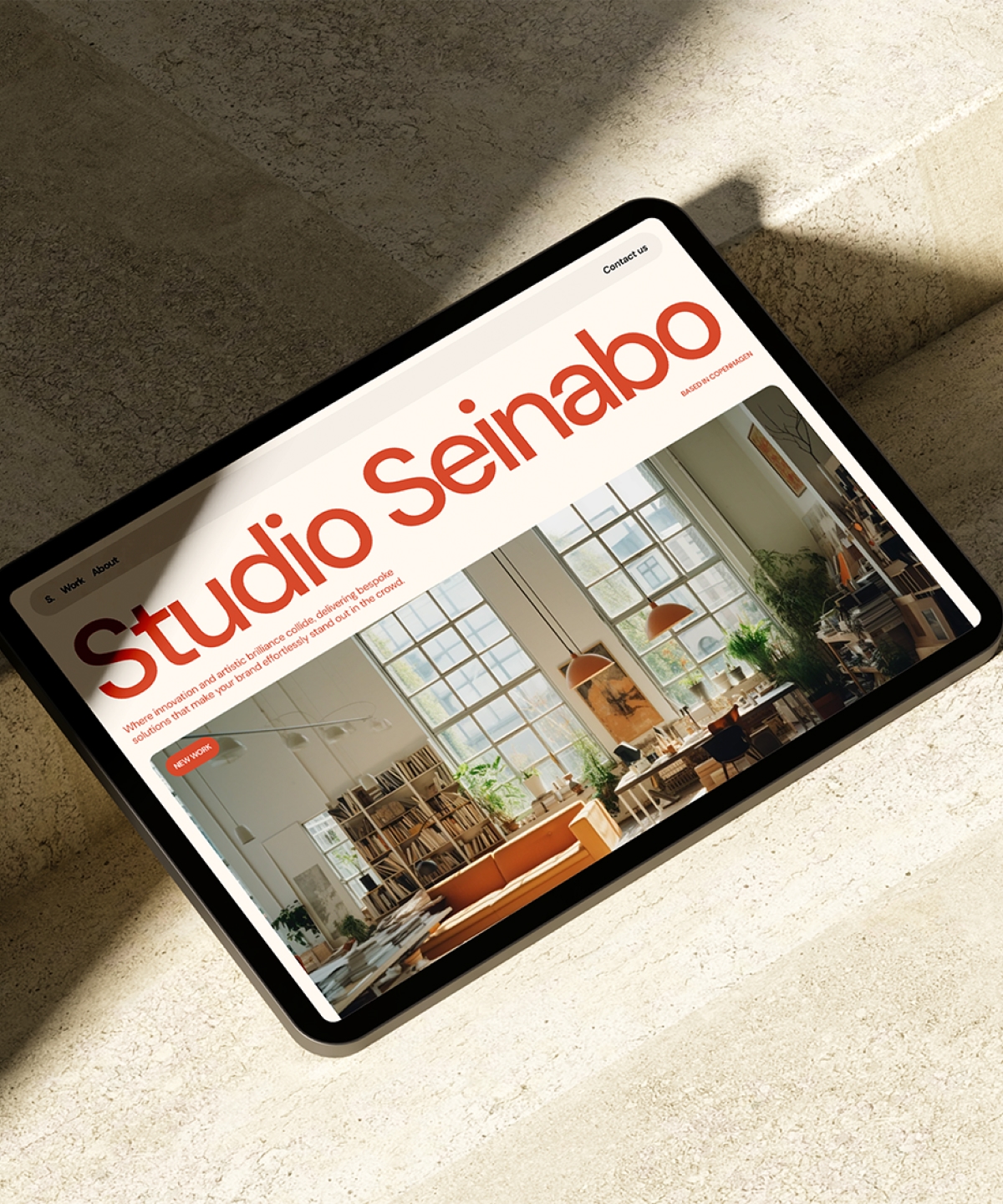 Studio Seinabo Framer template preview 1