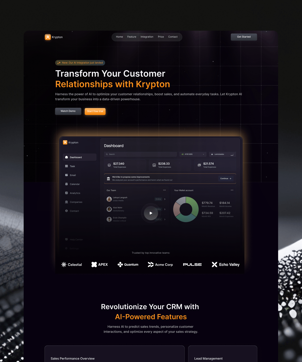 Krypton Framer template preview 1