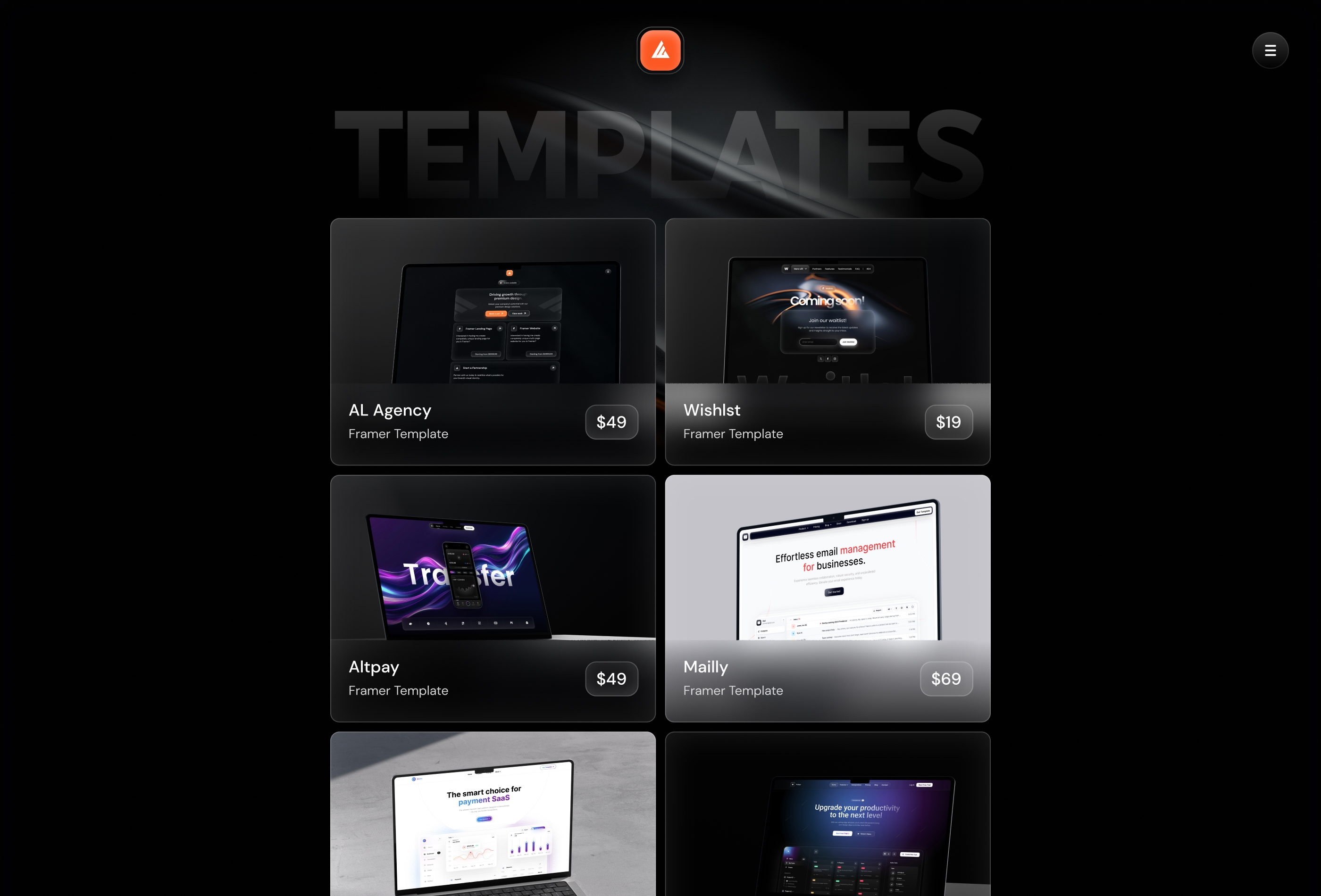 AL Agency Framer template preview 3