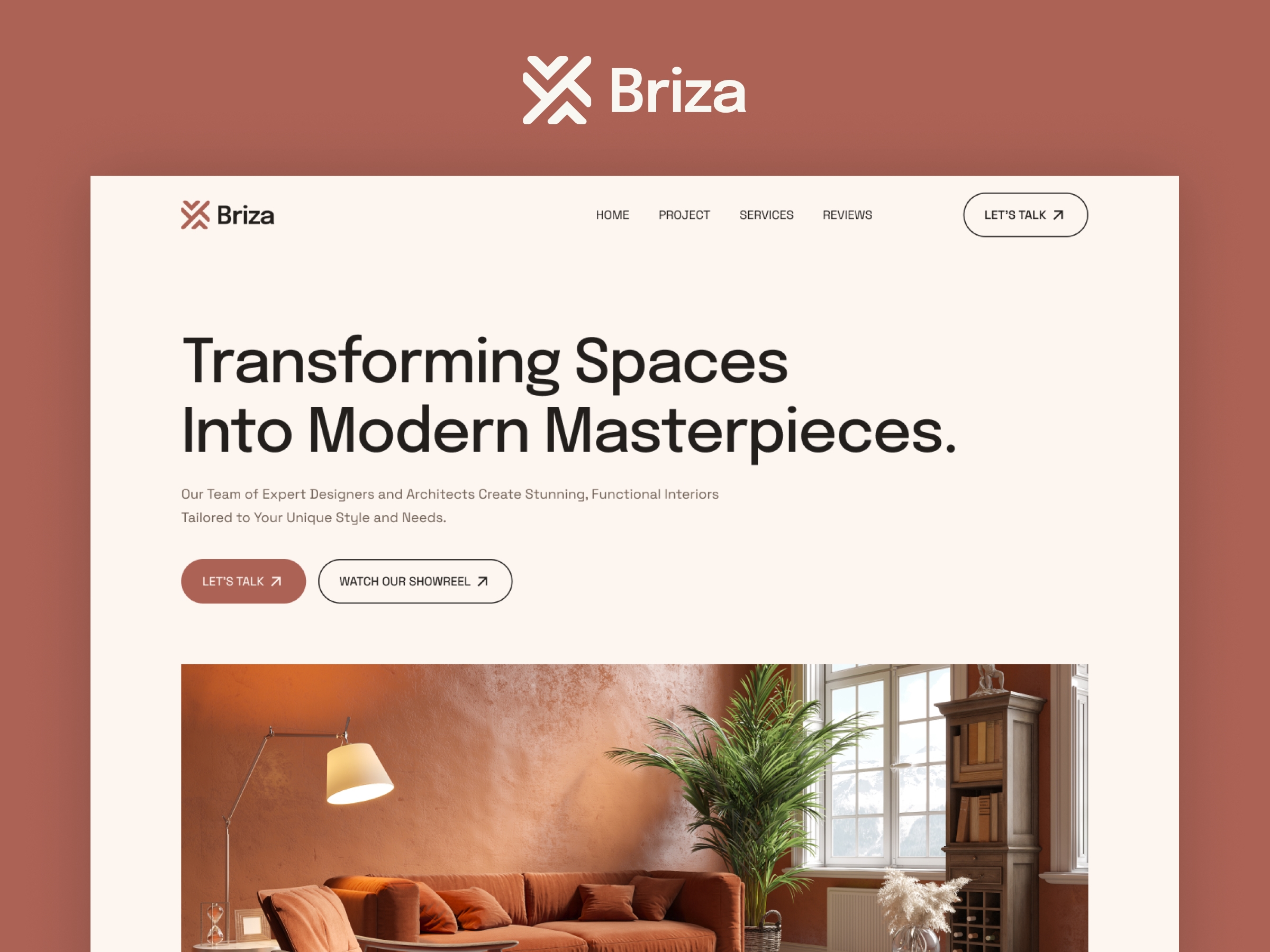 Briza Framer template preview 1