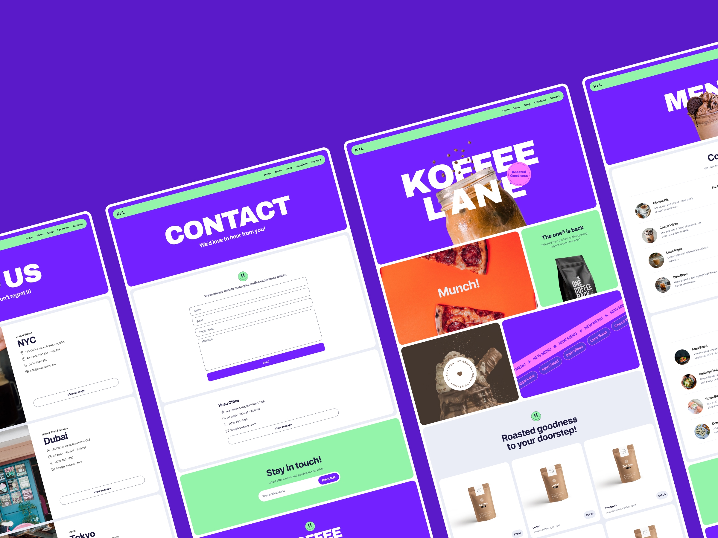 K-Lane Framer template preview 3