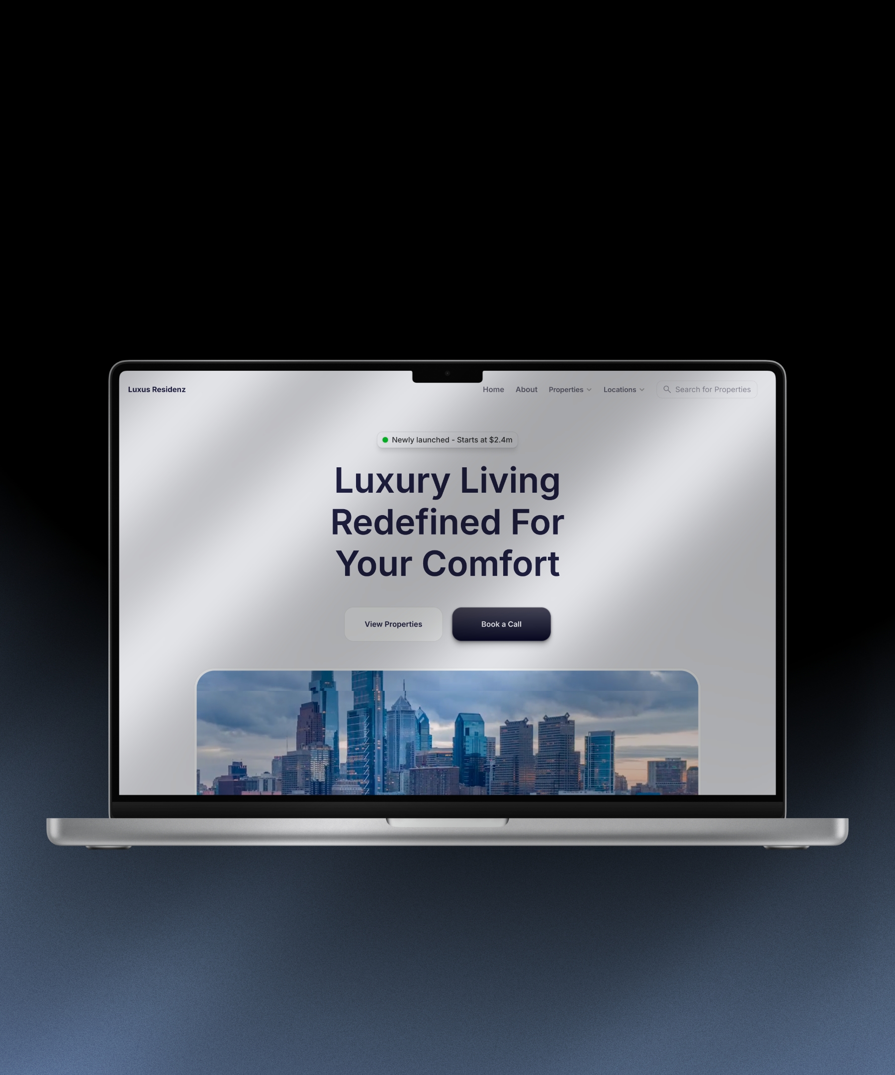 Luxus Residenz Framer template preview 1