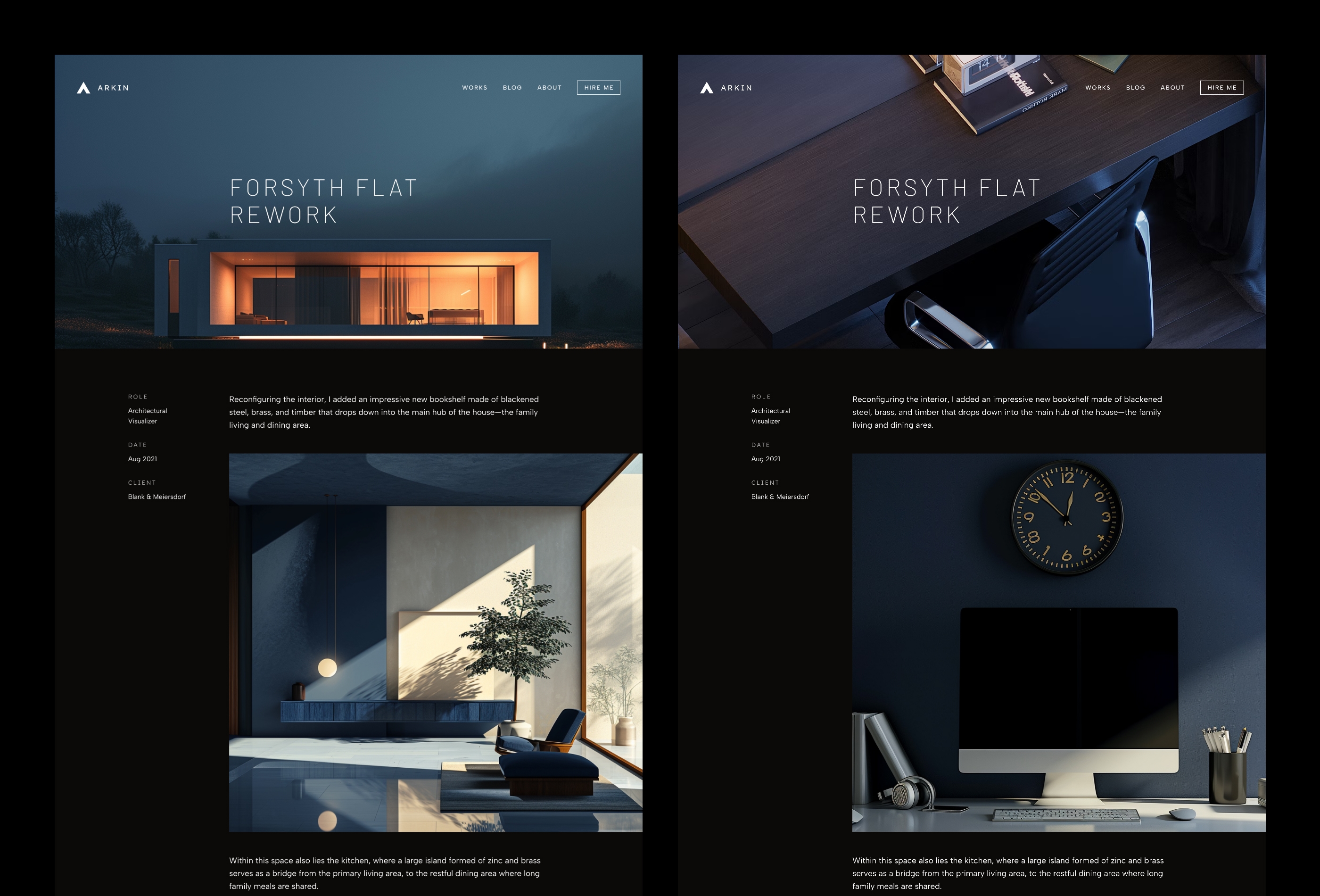 ARKIN Framer template preview 3