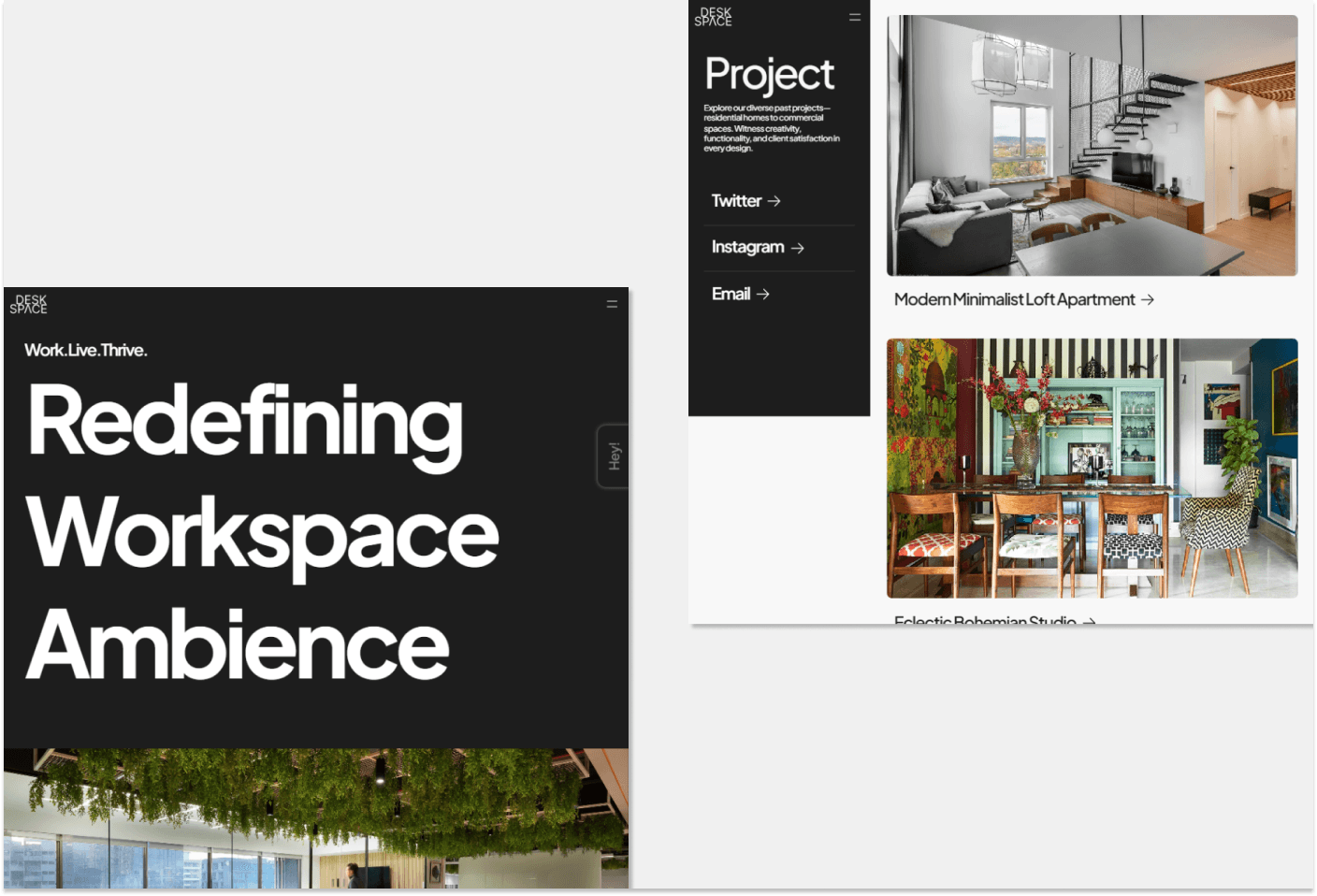 deskspace Framer template preview 4