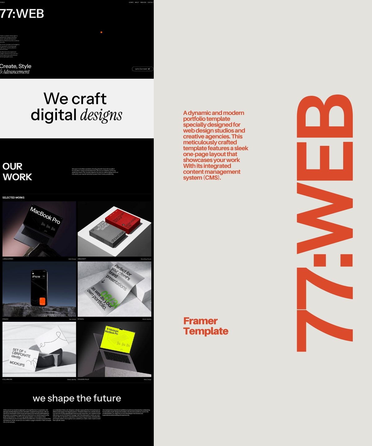 77:WEB Framer template preview 1