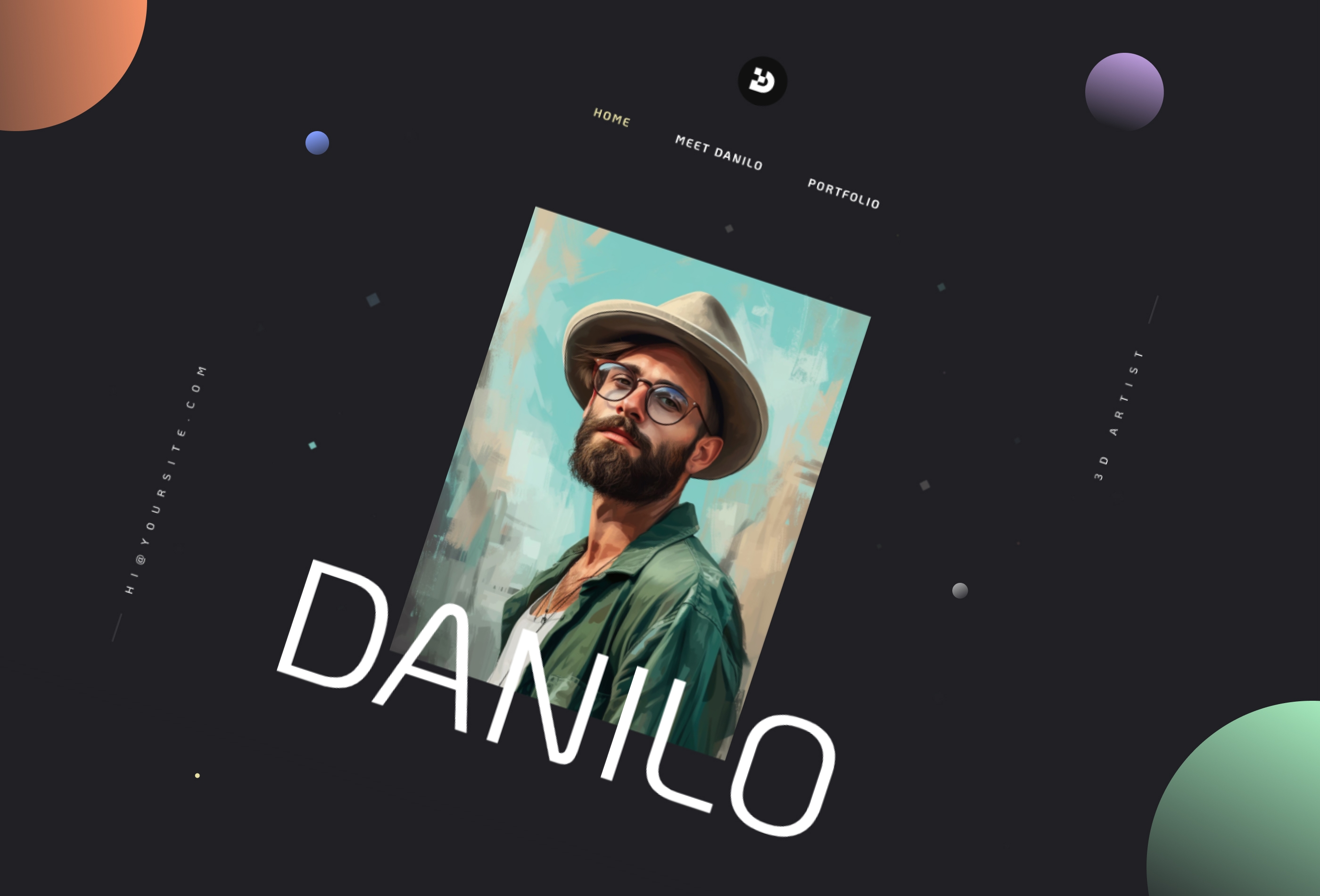 Danilo Framer template preview 2