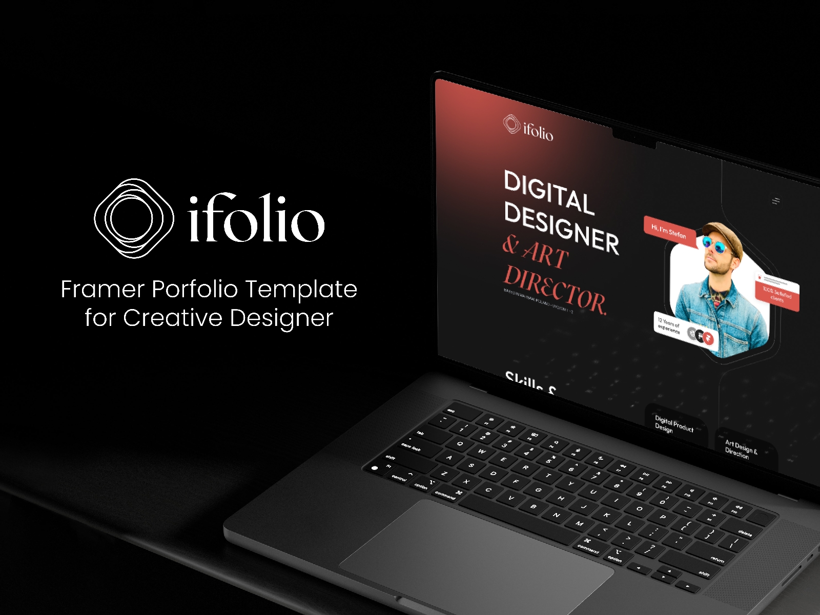 ifolio Framer template preview 1