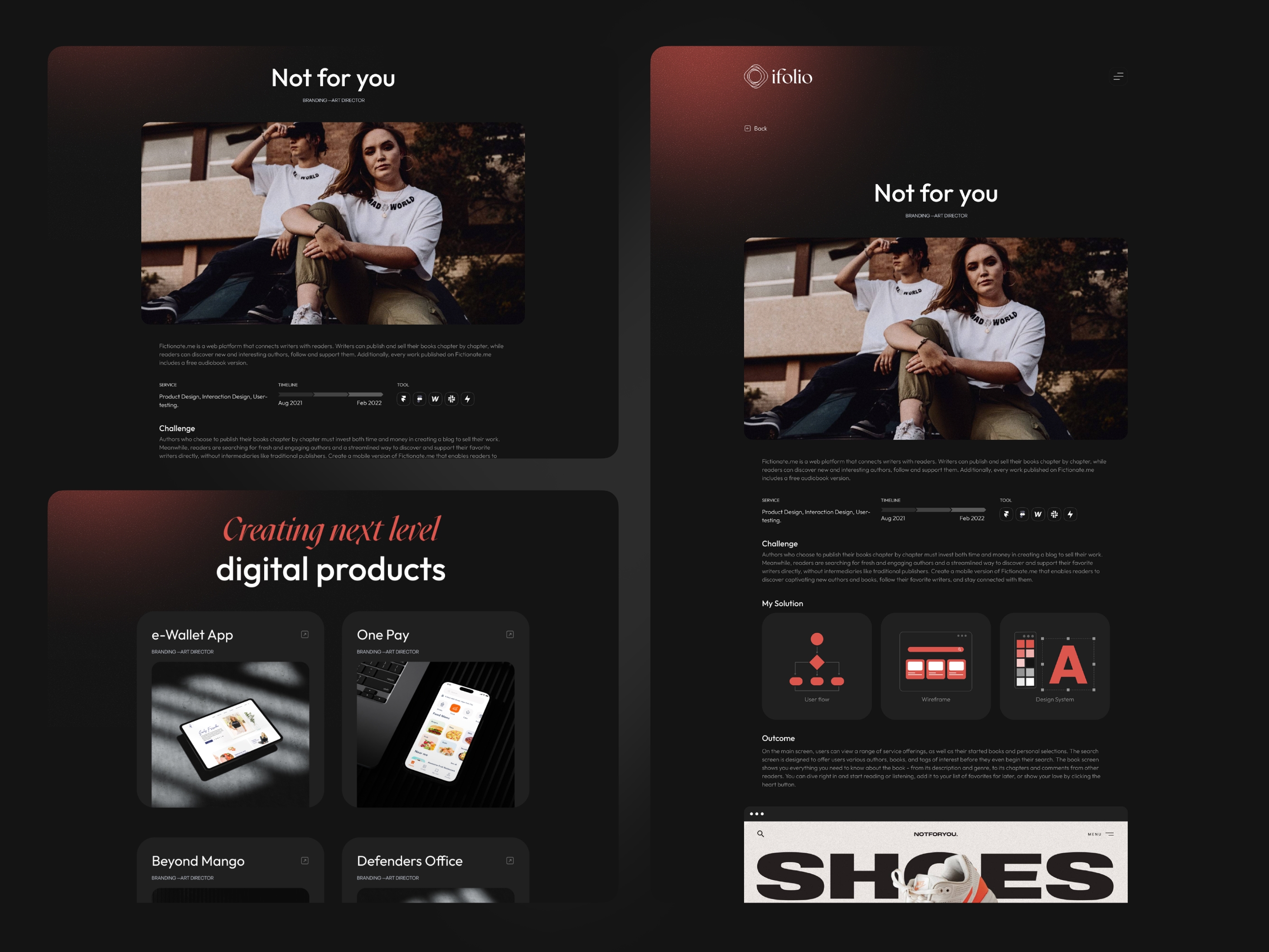 ifolio Framer template preview 3