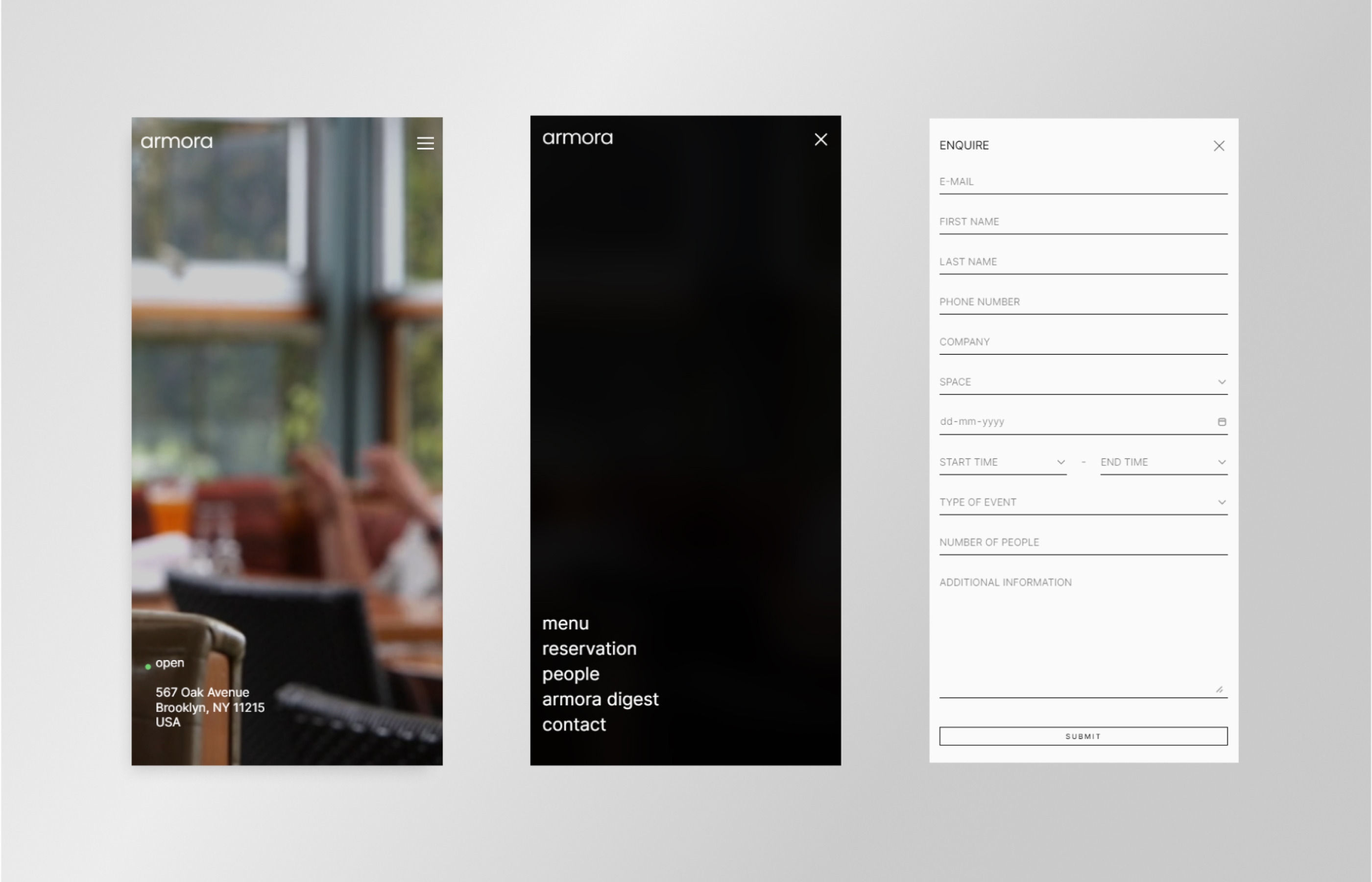 Armora Framer template preview 4