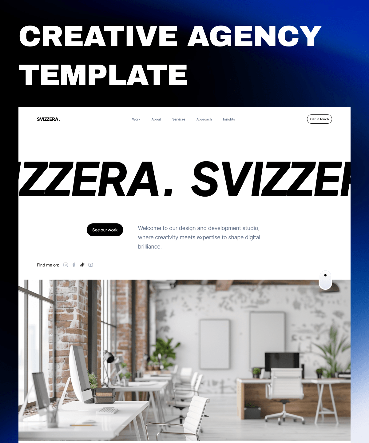 Svizzera Framer template preview 1