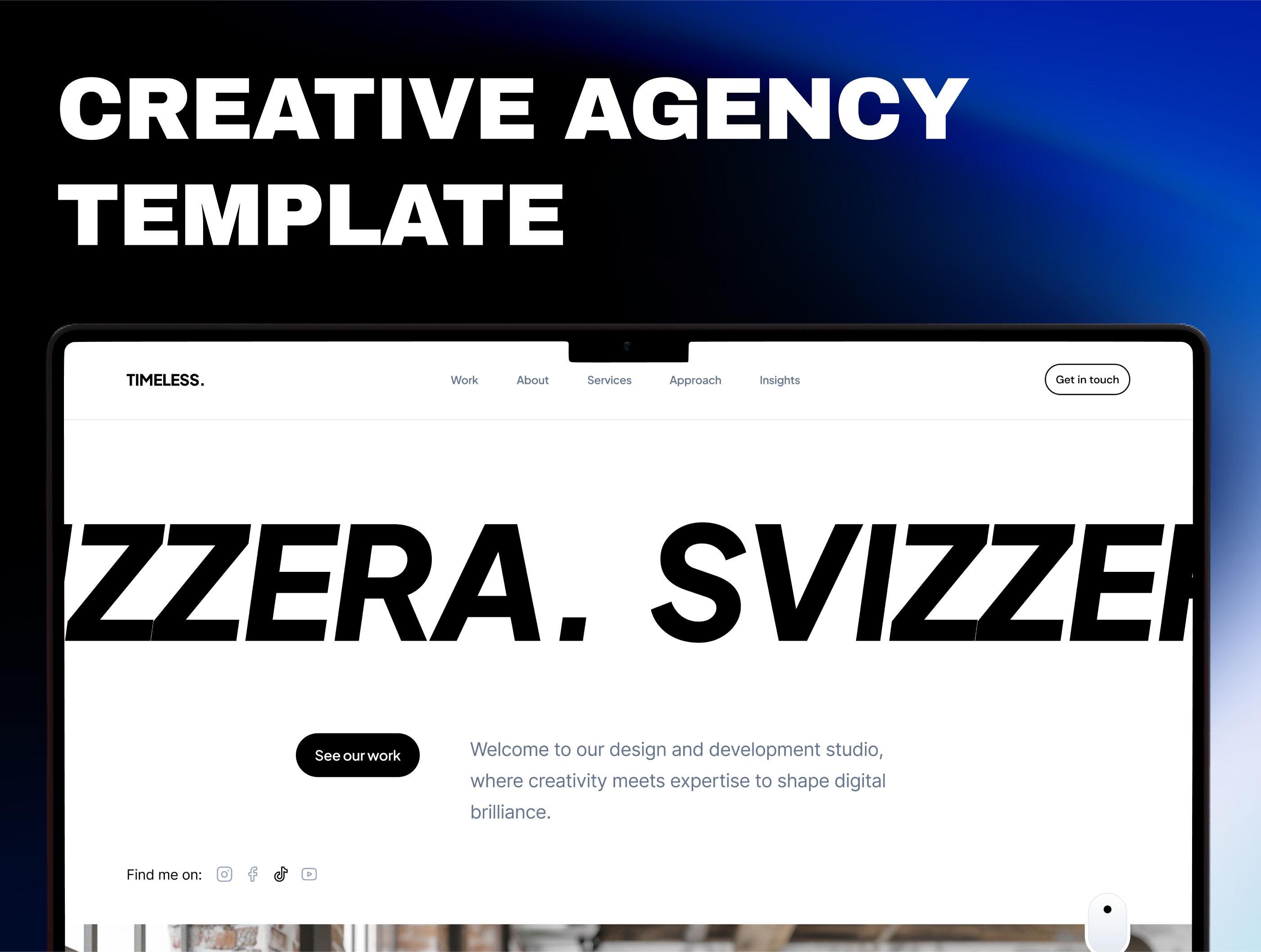 Svizzera Framer template preview 2