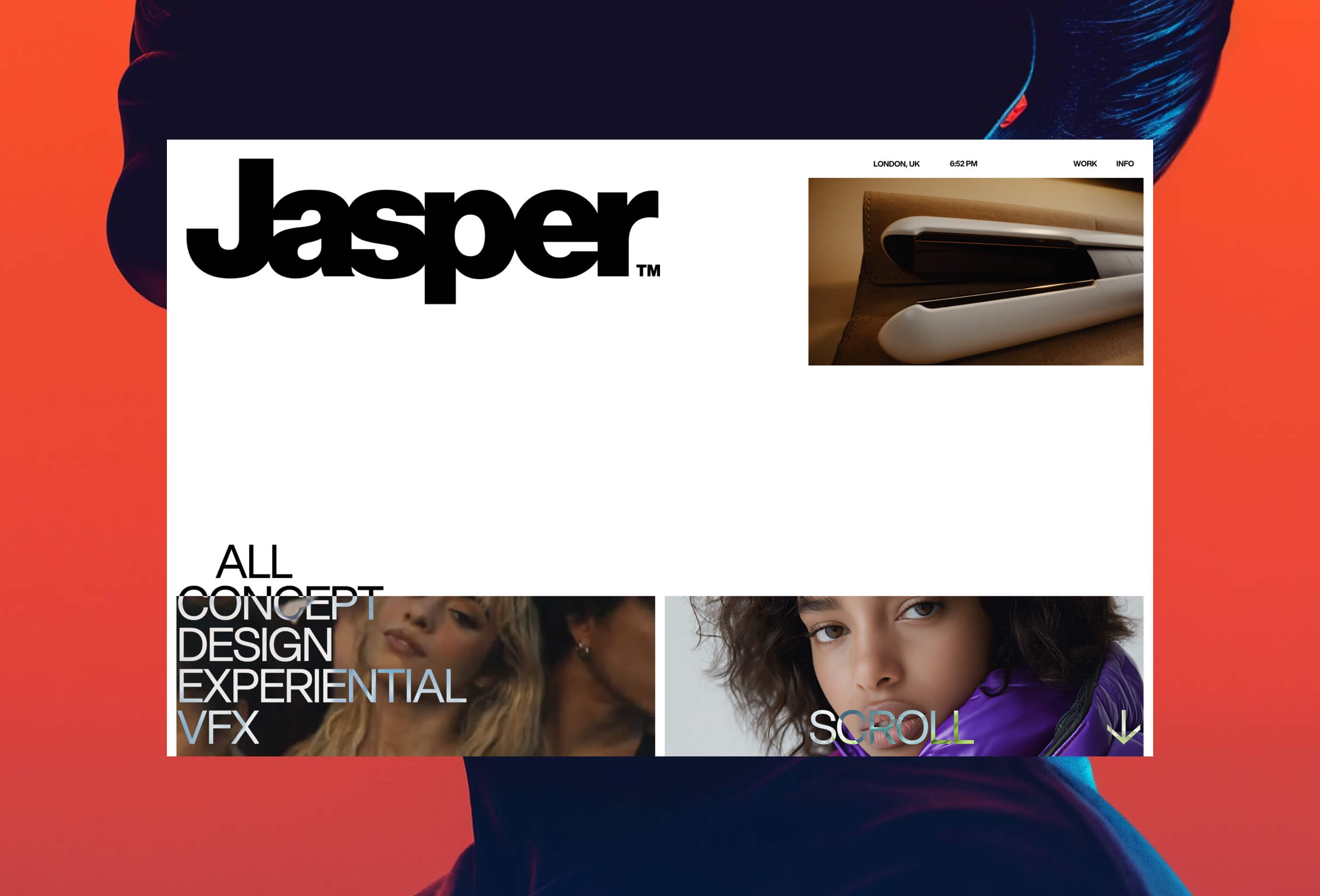 Jasper Films Framer template preview 3