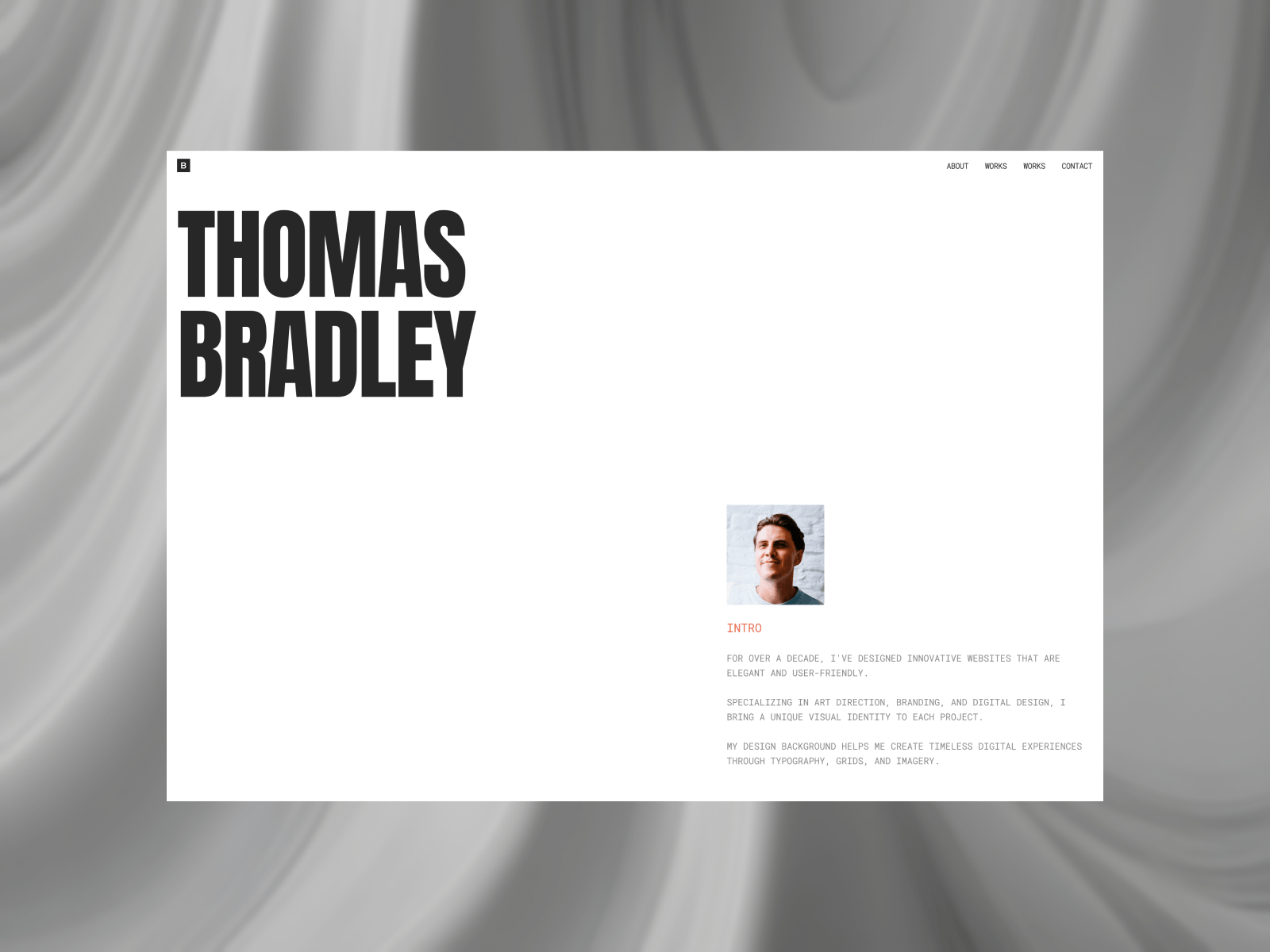 Bradley Framer template preview 3