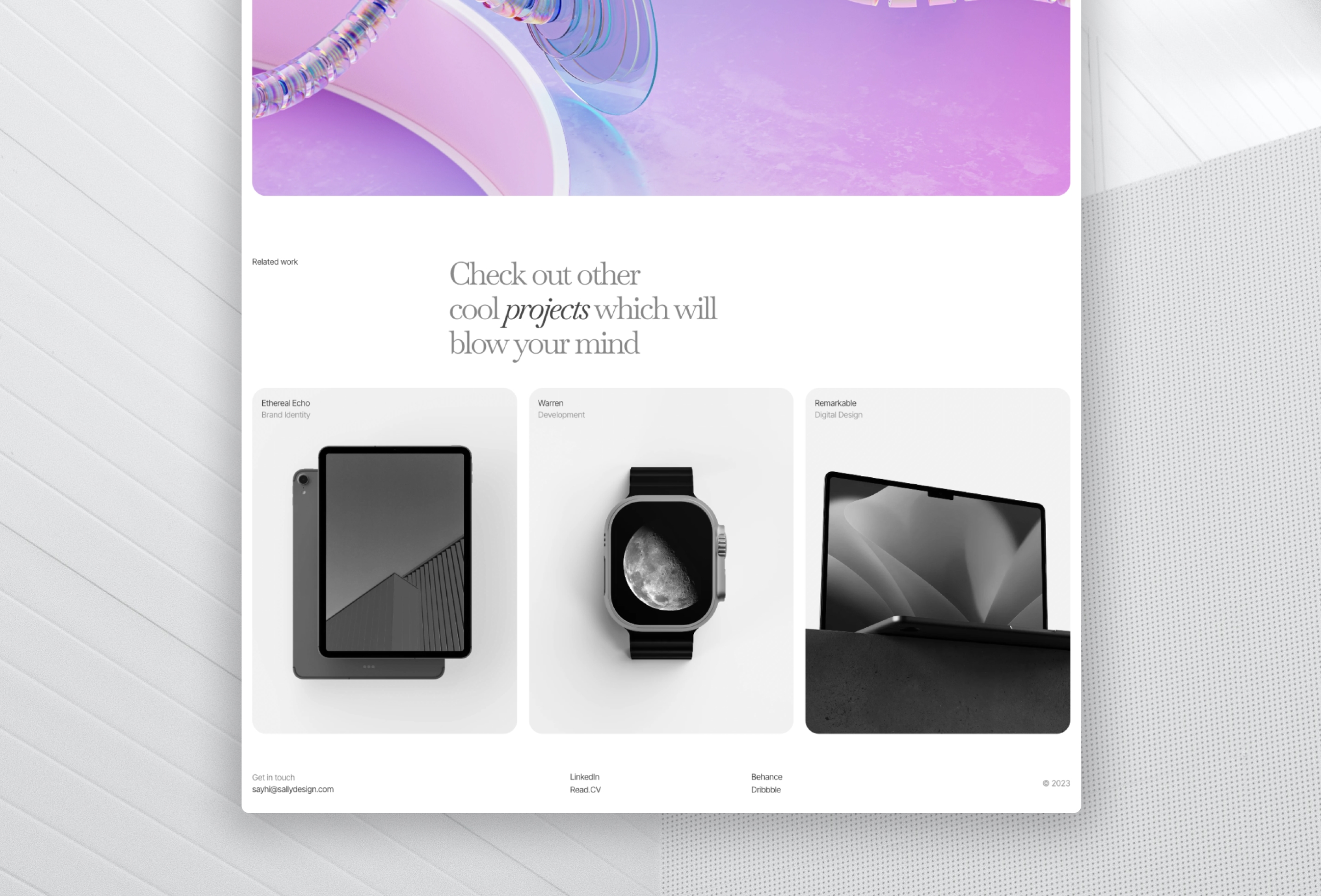 Instrument Framer template preview 3