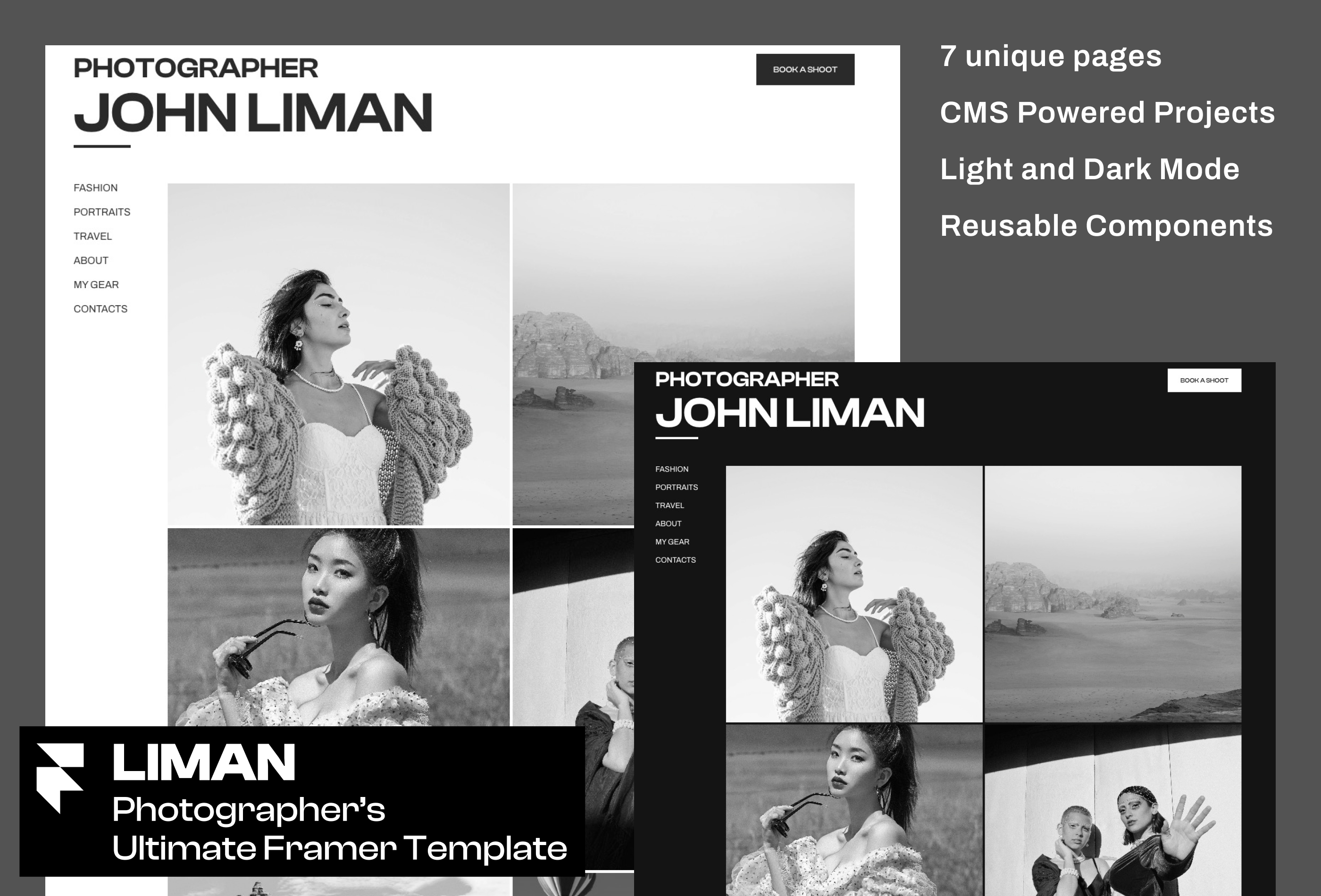 Liman Framer template preview 2