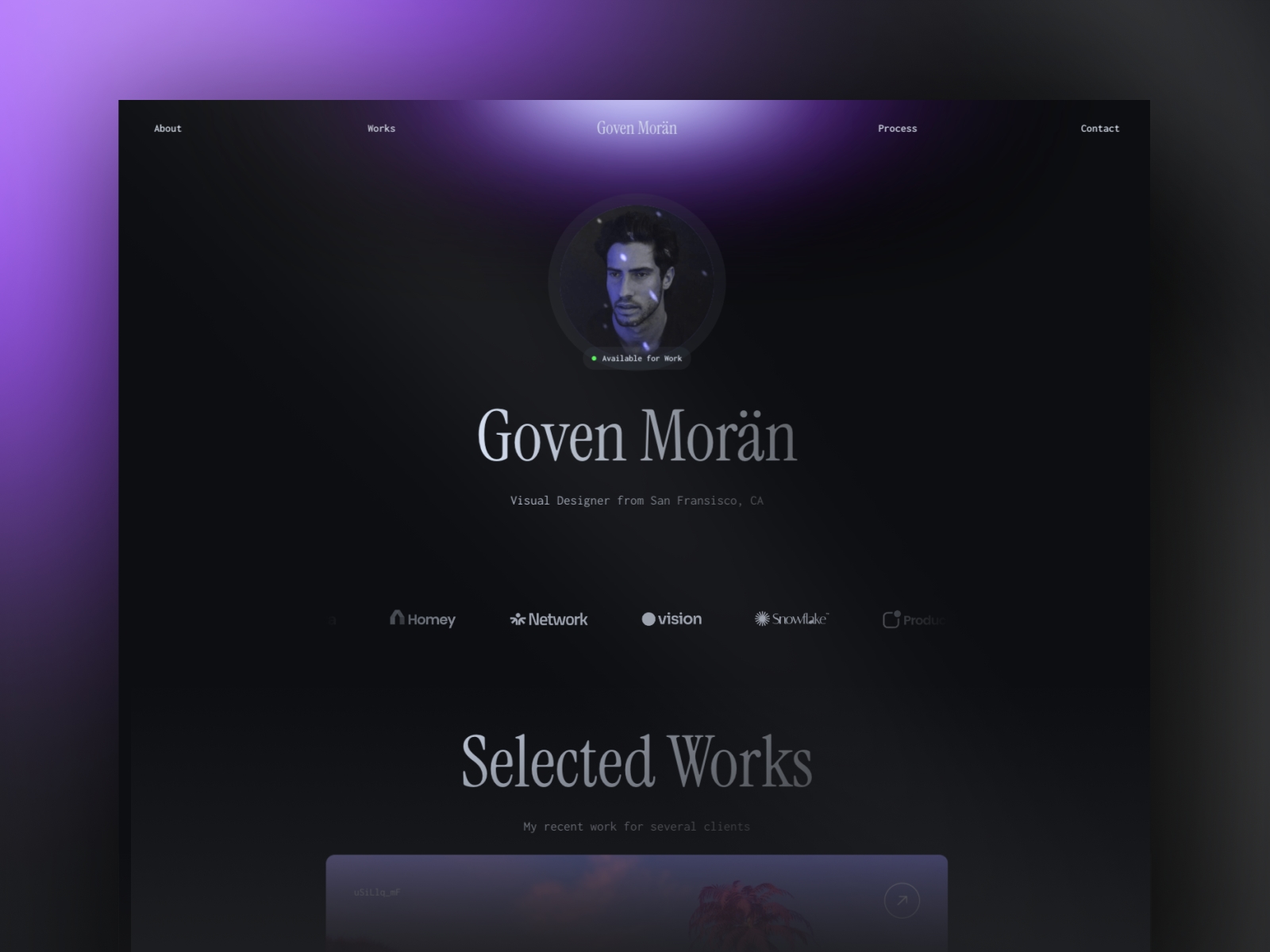 Goven Framer template preview 1