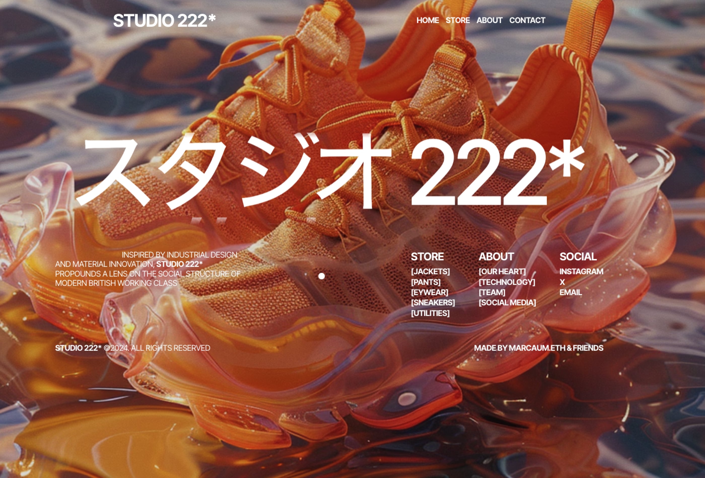 Studio222 Framer template preview 4