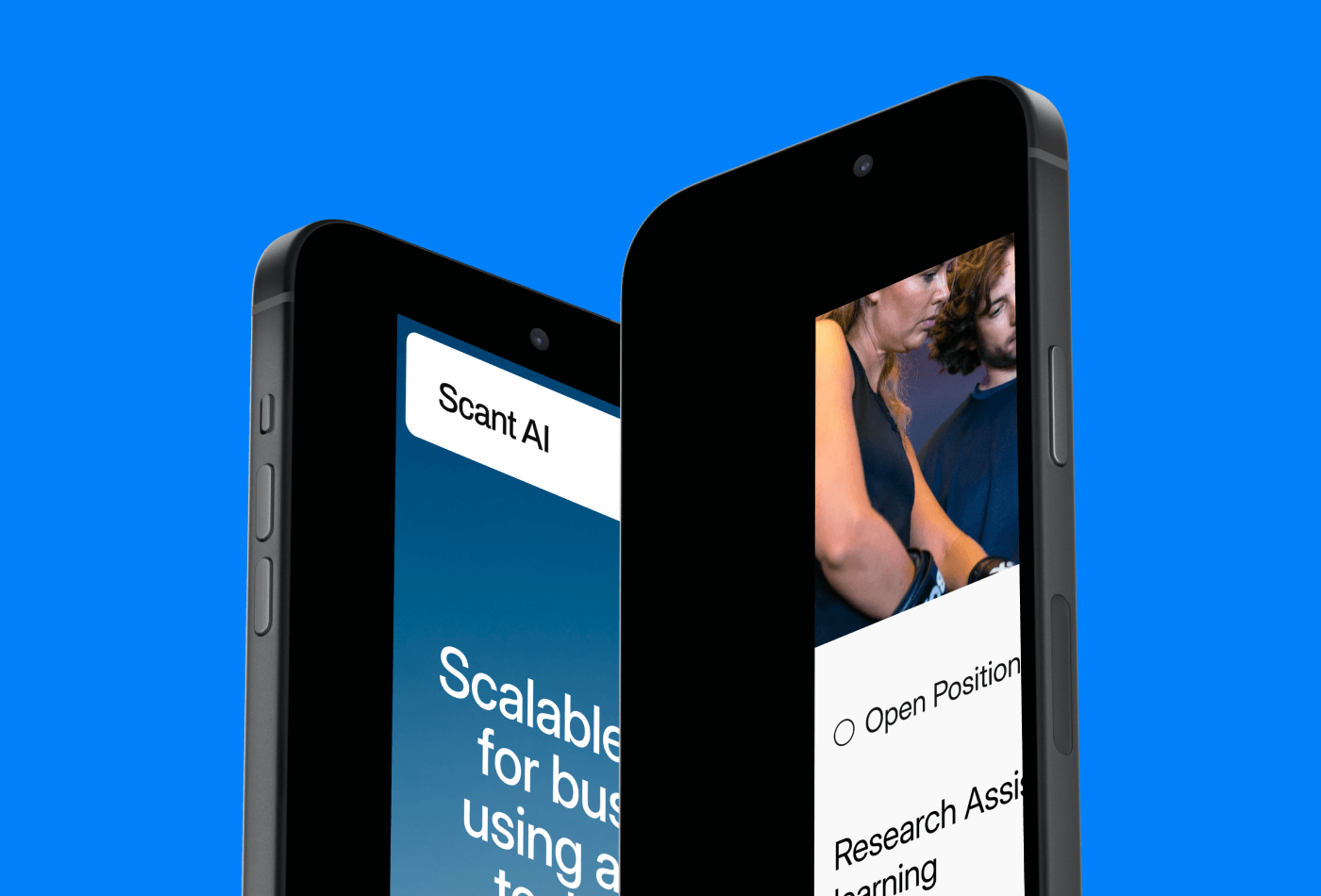 Scant AI Framer template preview 4