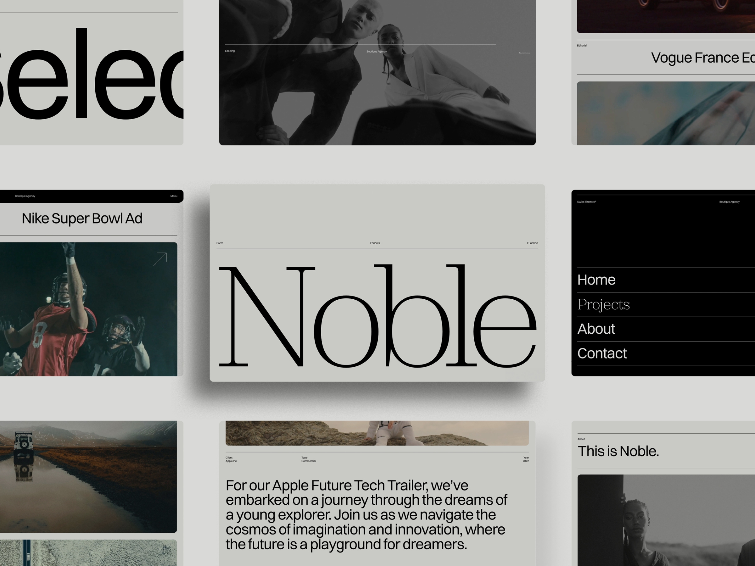 SwissAgency Framer template preview 1