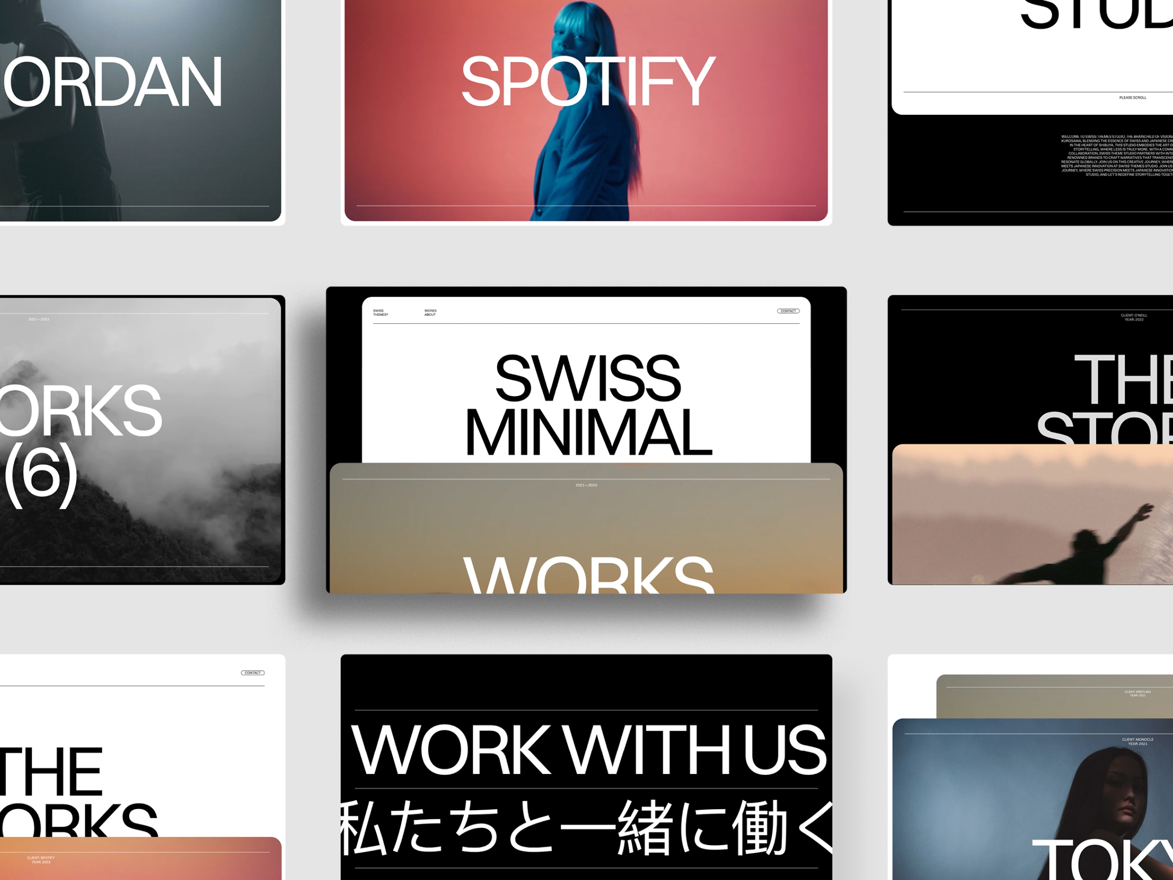 SwissMinimal Framer template preview 1