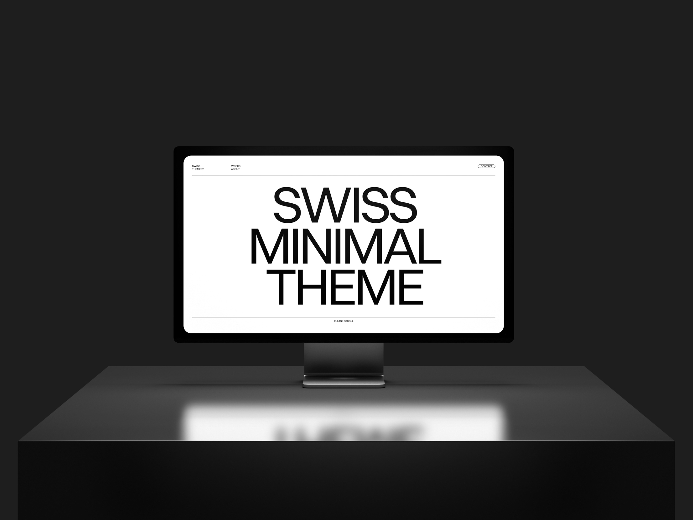 SwissMinimal Framer template preview 2