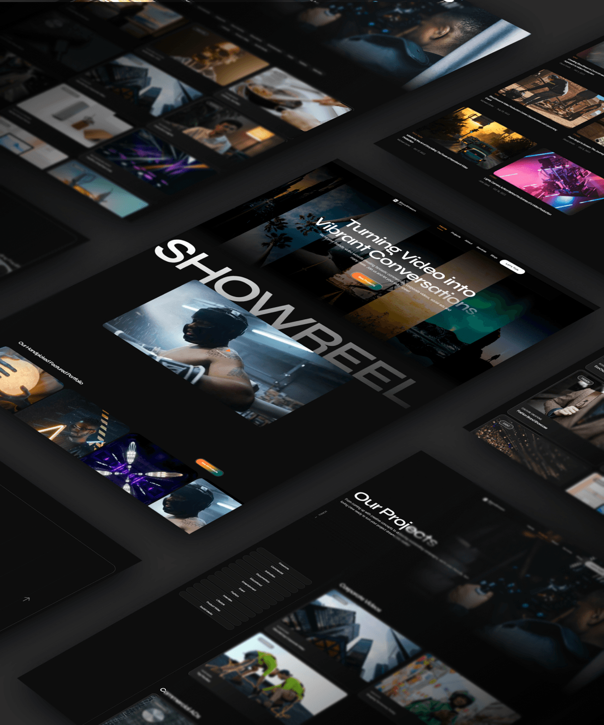 VideoHut Framer template preview 1