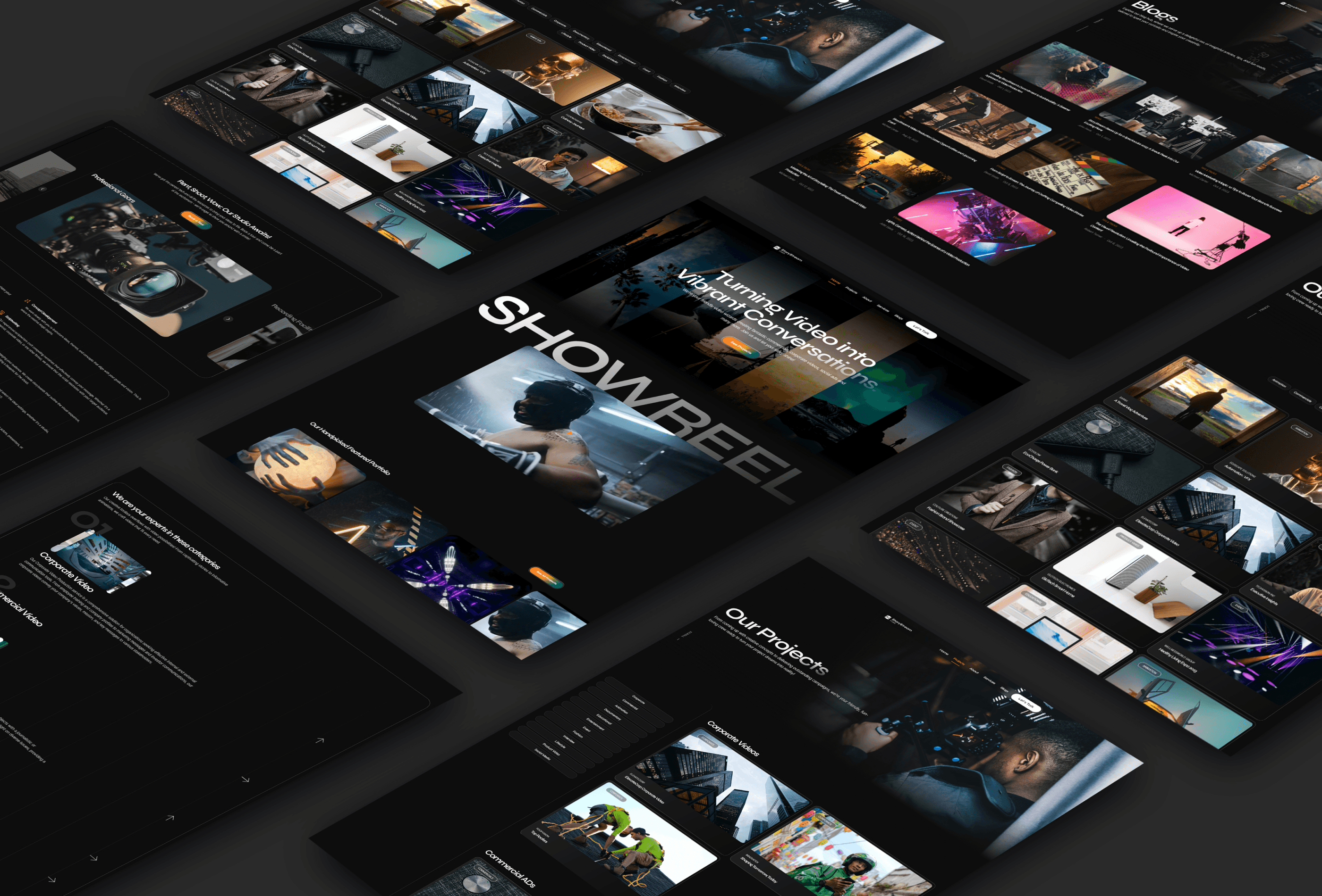 VideoHut Framer template preview 4