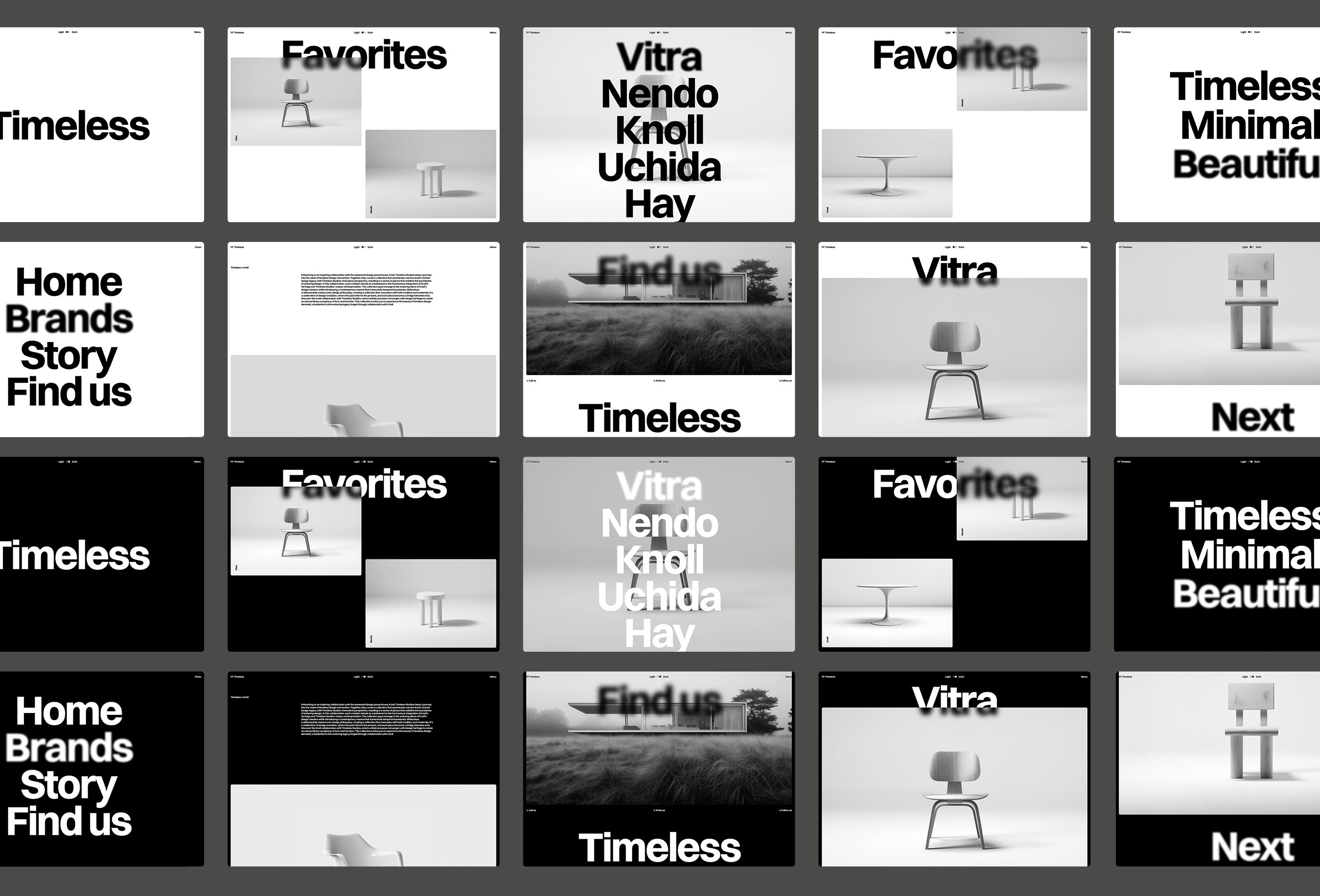 FFTimeless Framer template preview 2