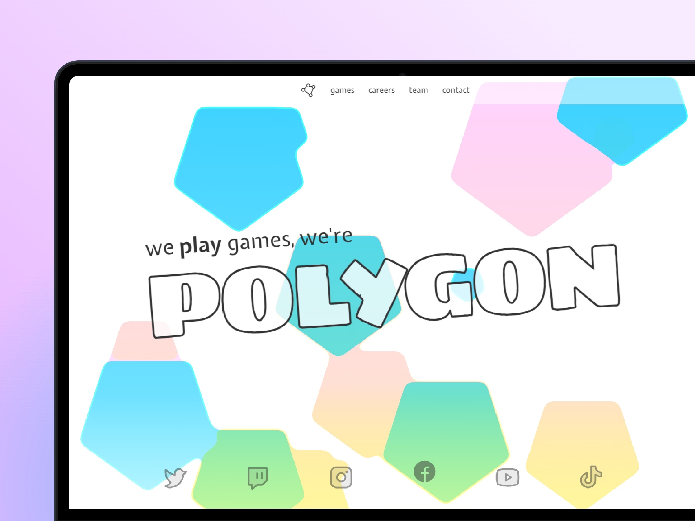 Polygon Framer template preview 1