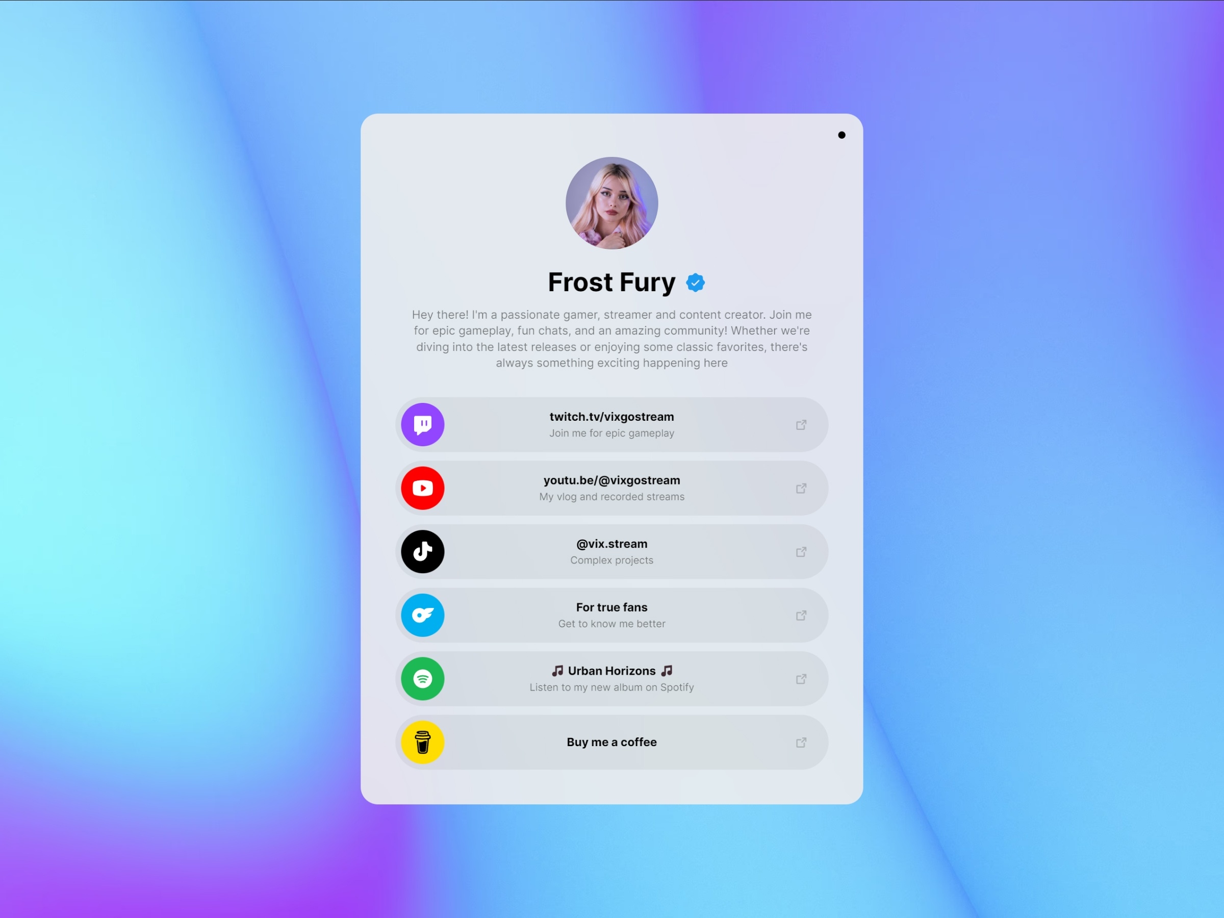 Simplink Framer template preview 2