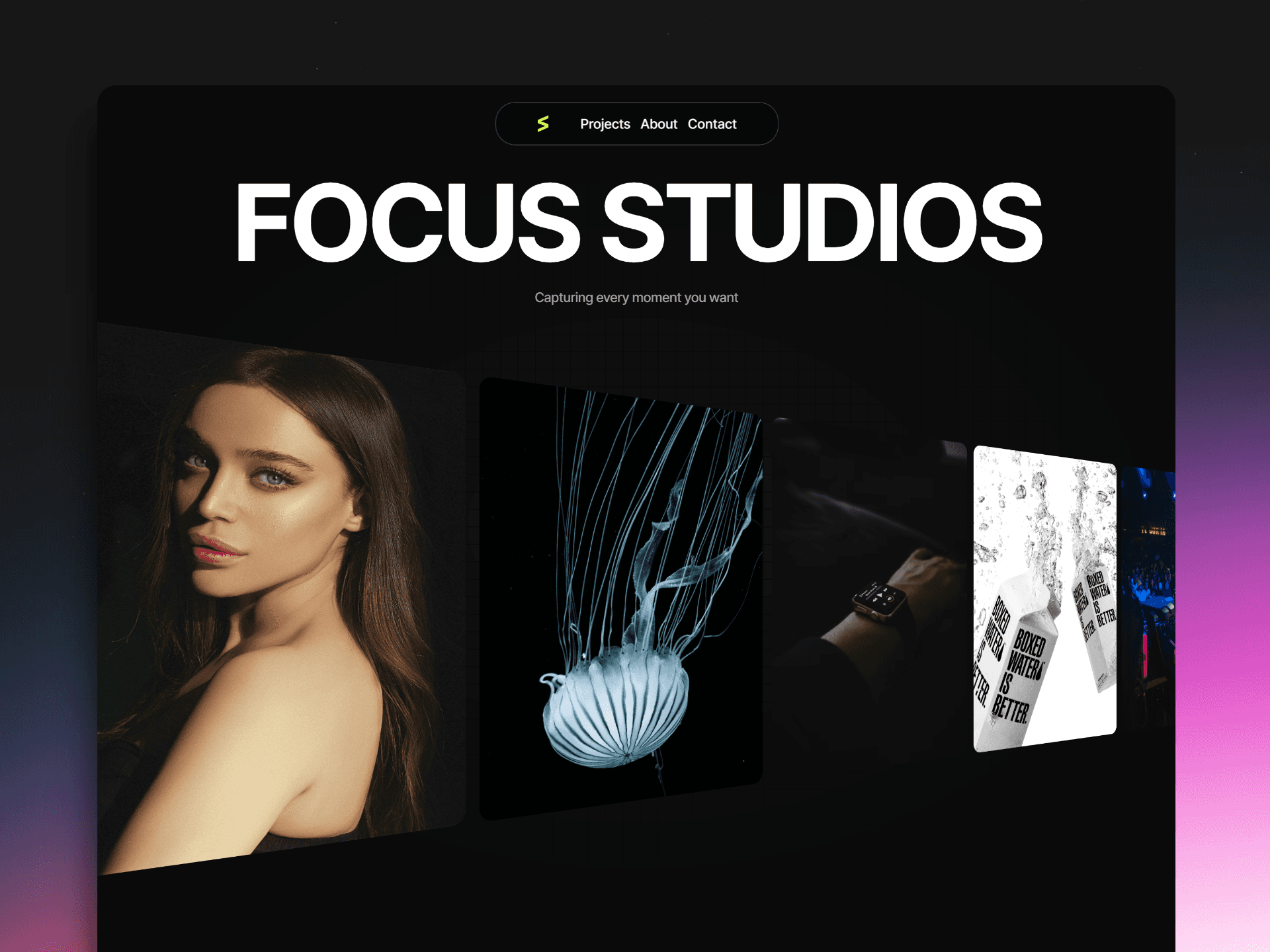 FocusStudios Framer template preview 2